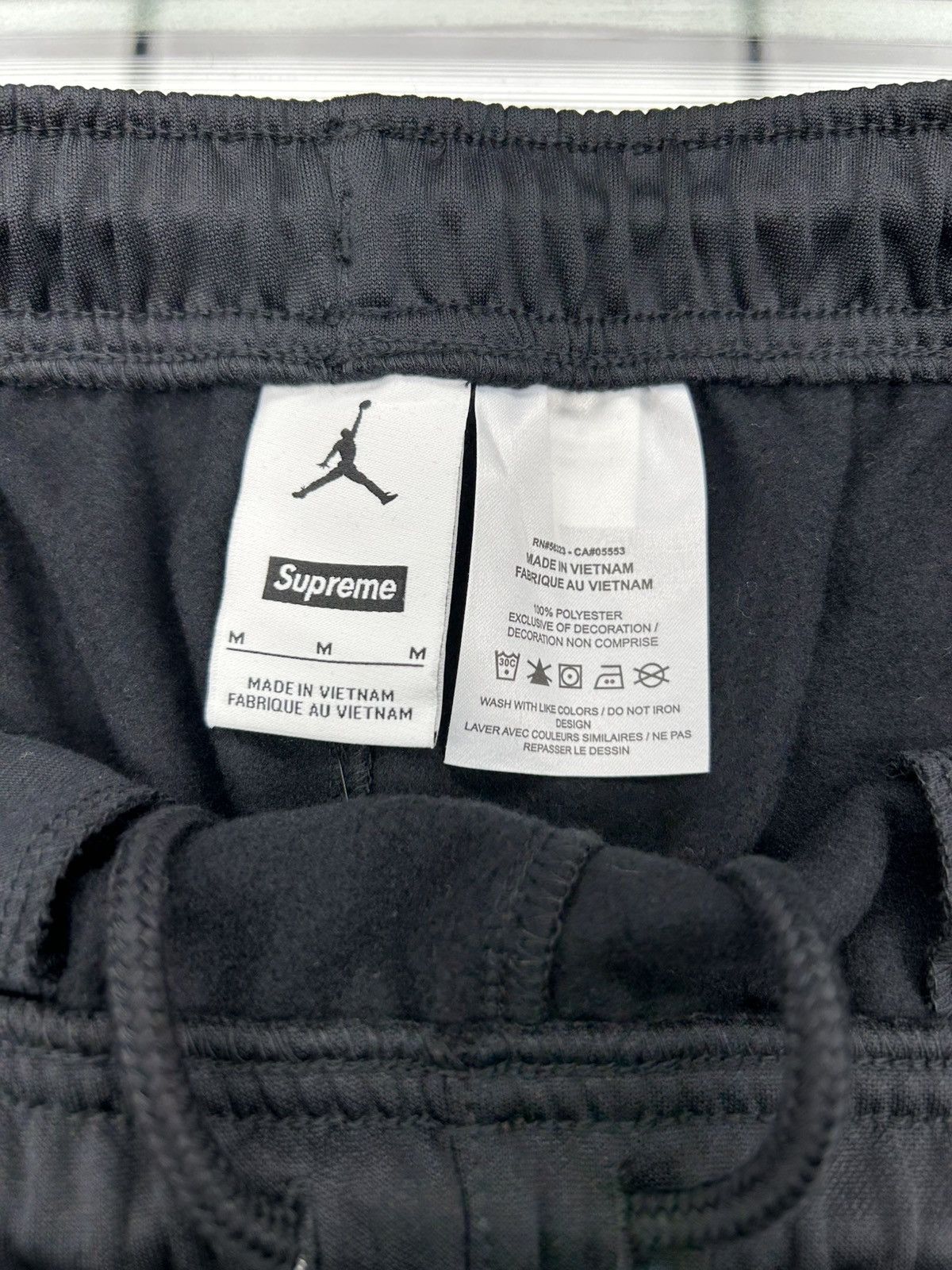 Jordan Brand × Nike × Supreme Supreme x Jordan Tricot Track Pants Size US 32 / EU 48 - 8 Thumbnail