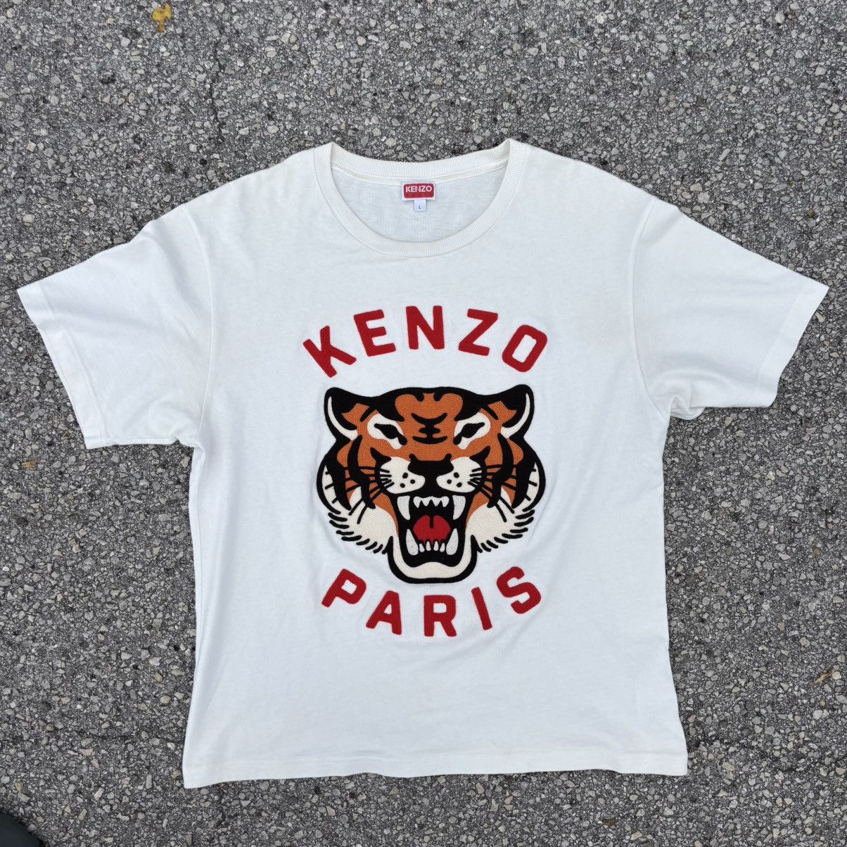 Kenzo Kenzo Embroidered Tiger Tee Size US L / EU 52-54 / 3 - 1 Thumbnail