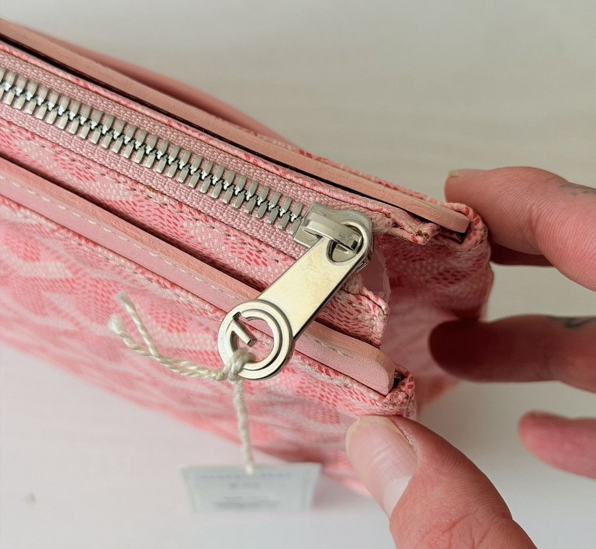 Goyard Goyard Pink Clutch Bag Rare Mirror PM Toiletry Sakura Pearl Size ONE SIZE - 8 Thumbnail