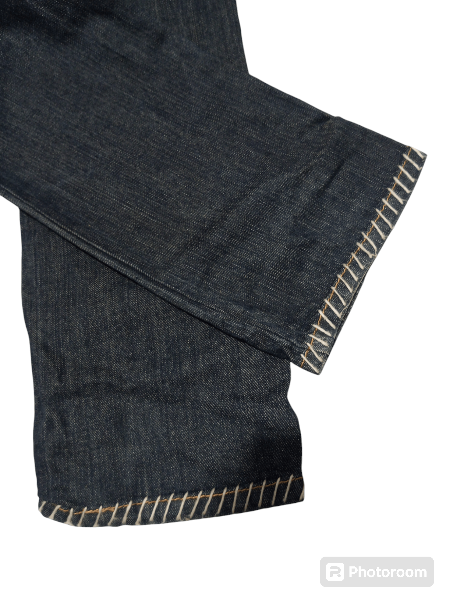 Hysteric Glamour Vintage Blue Moon blue fur pocket snow surf denim jeans Size US 31 - 8 Thumbnail