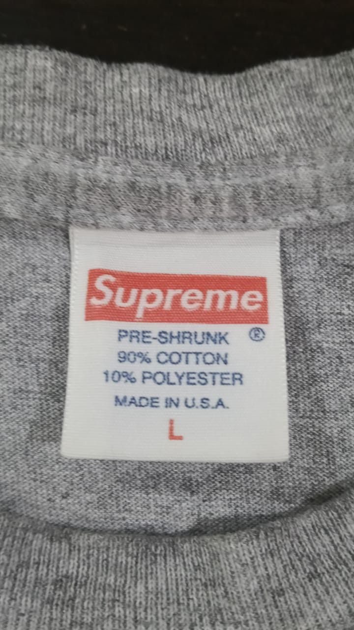 Supreme SUPREME MORTON SALT BORN ALONE DIE ALONE TEE Size US L / EU 52-54 / 3 - 7 Thumbnail