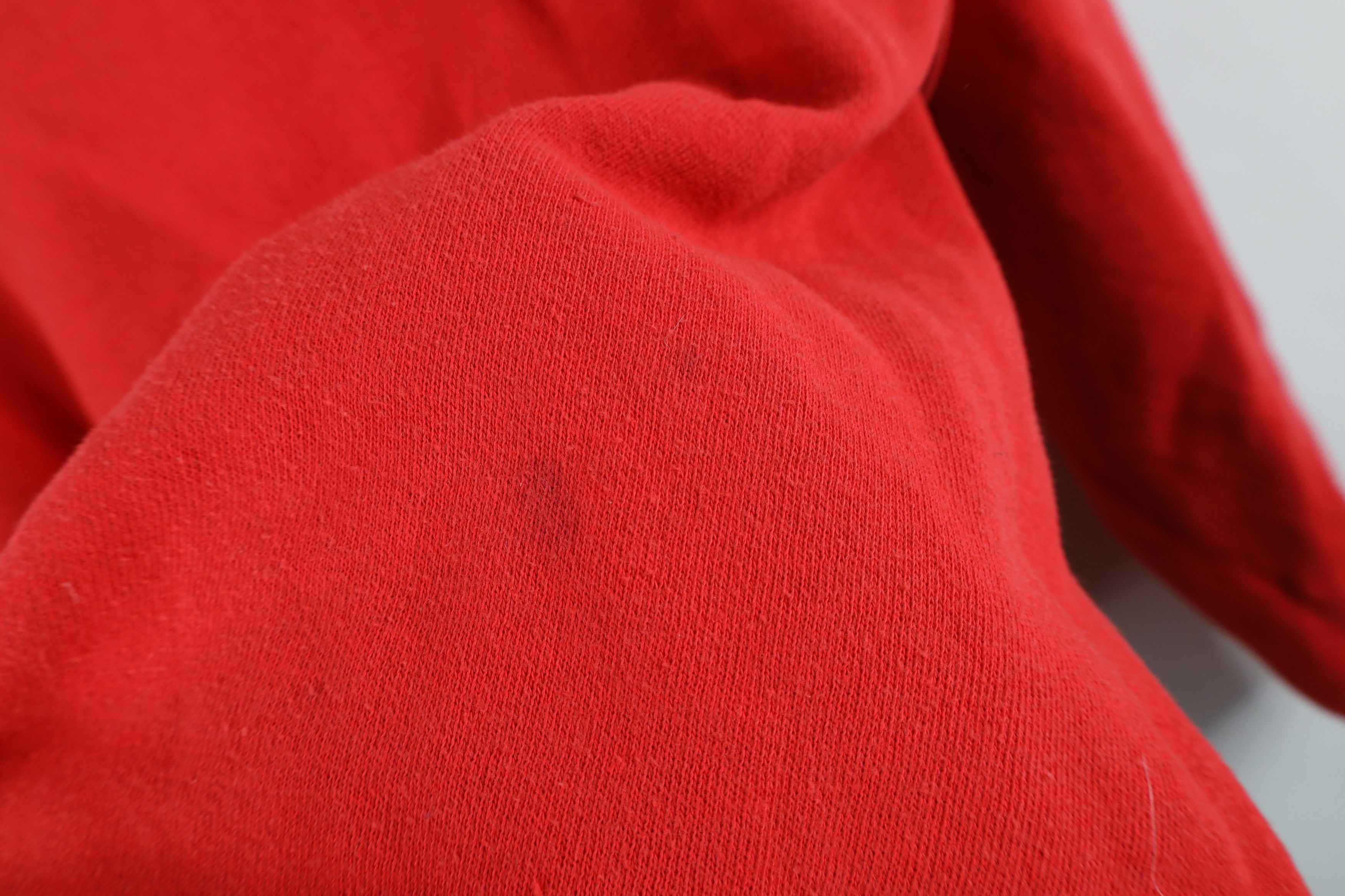 Vintage Vintage 70s Streetwear Gusset Raglan Sweatshirt Red USA Size US L / EU 52-54 / 3 - 5 Thumbnail
