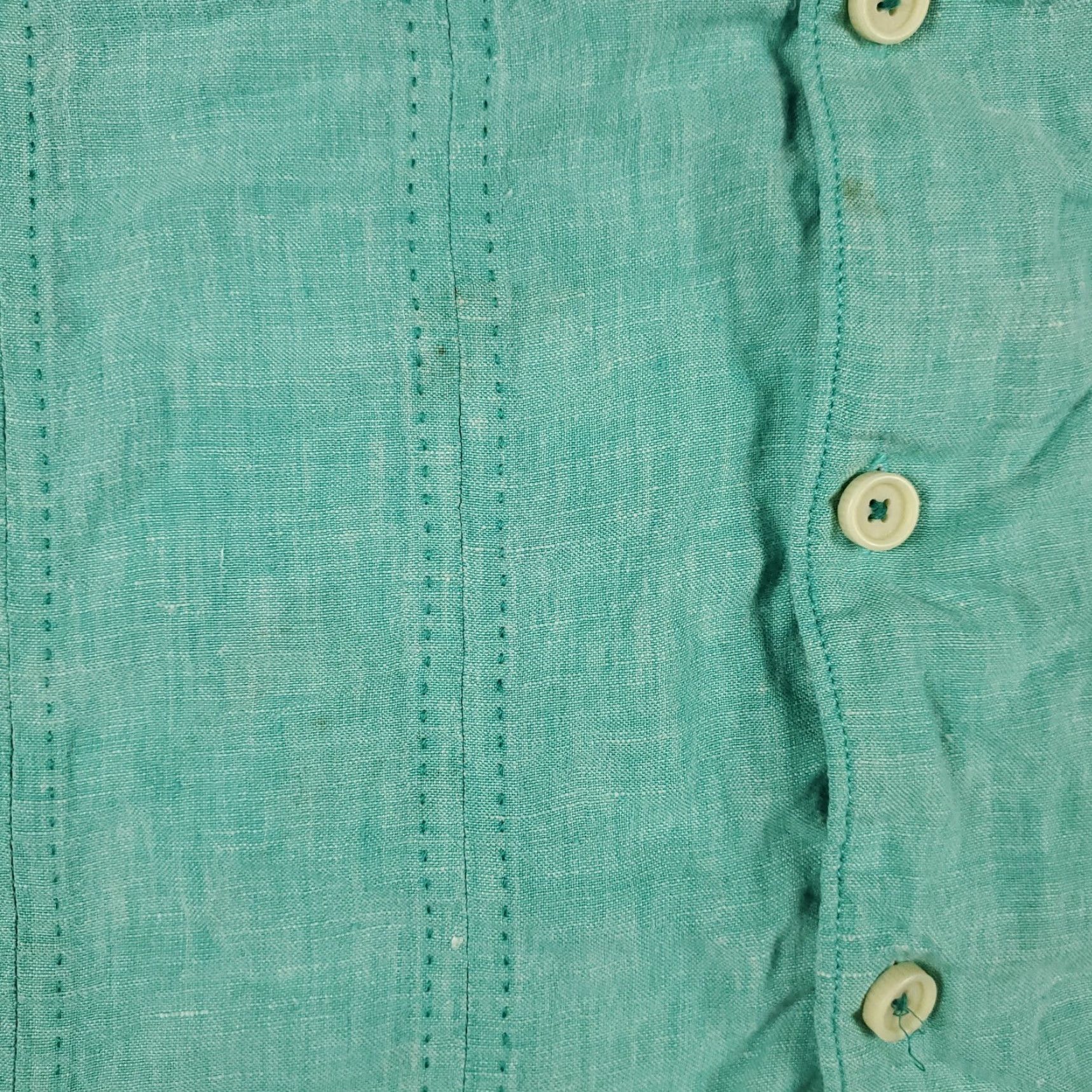 Tommy Bahama Tommy Bahama Shirt XL Blue Linen Button-Up Short Sleeve Hawaiian Beach Tropical Mens Size US XL / EU 56 / 4 - 3 Thumbnail