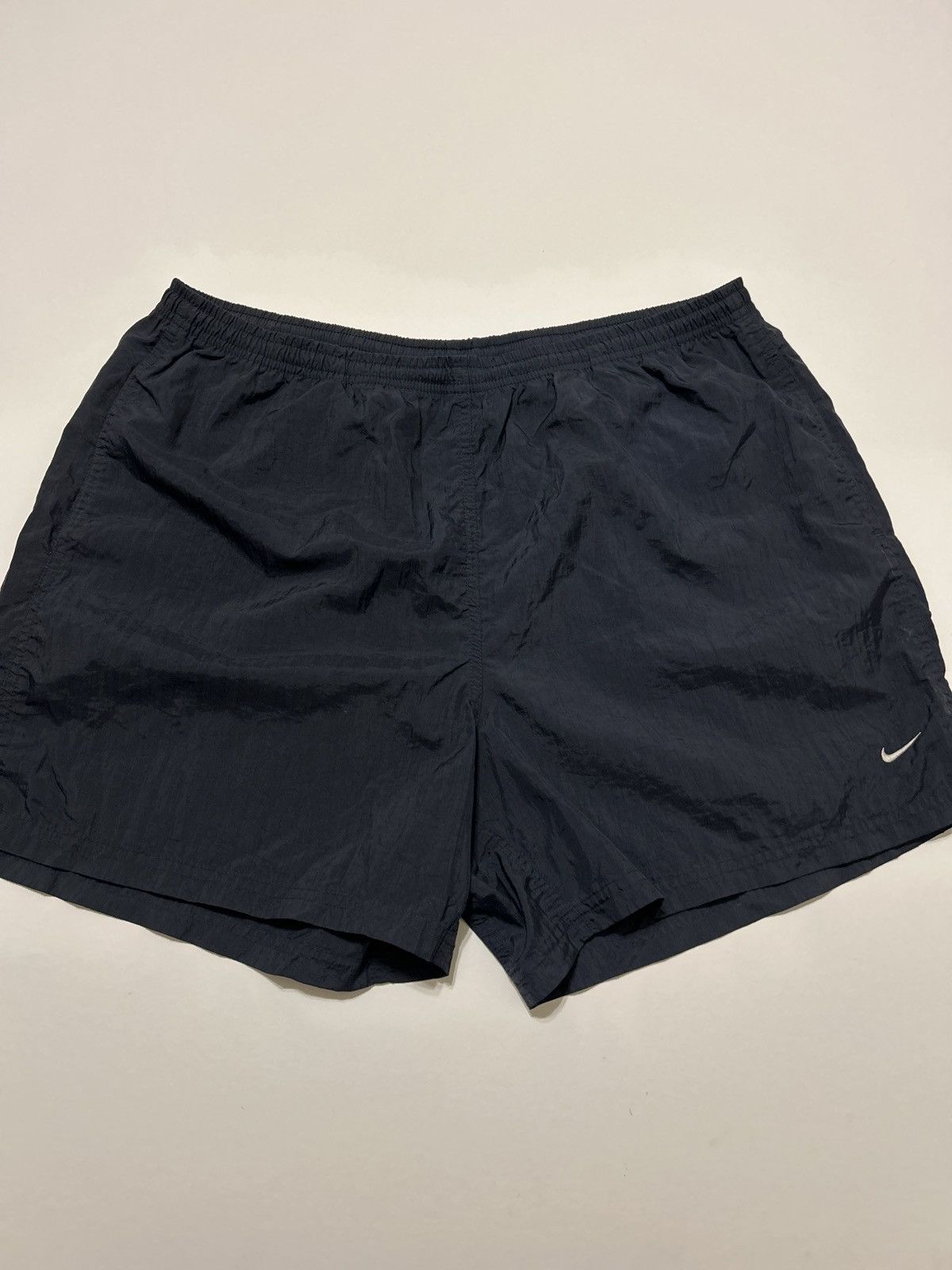 Vintage Y2K Nike Mini Swoosh Nylon Shorts