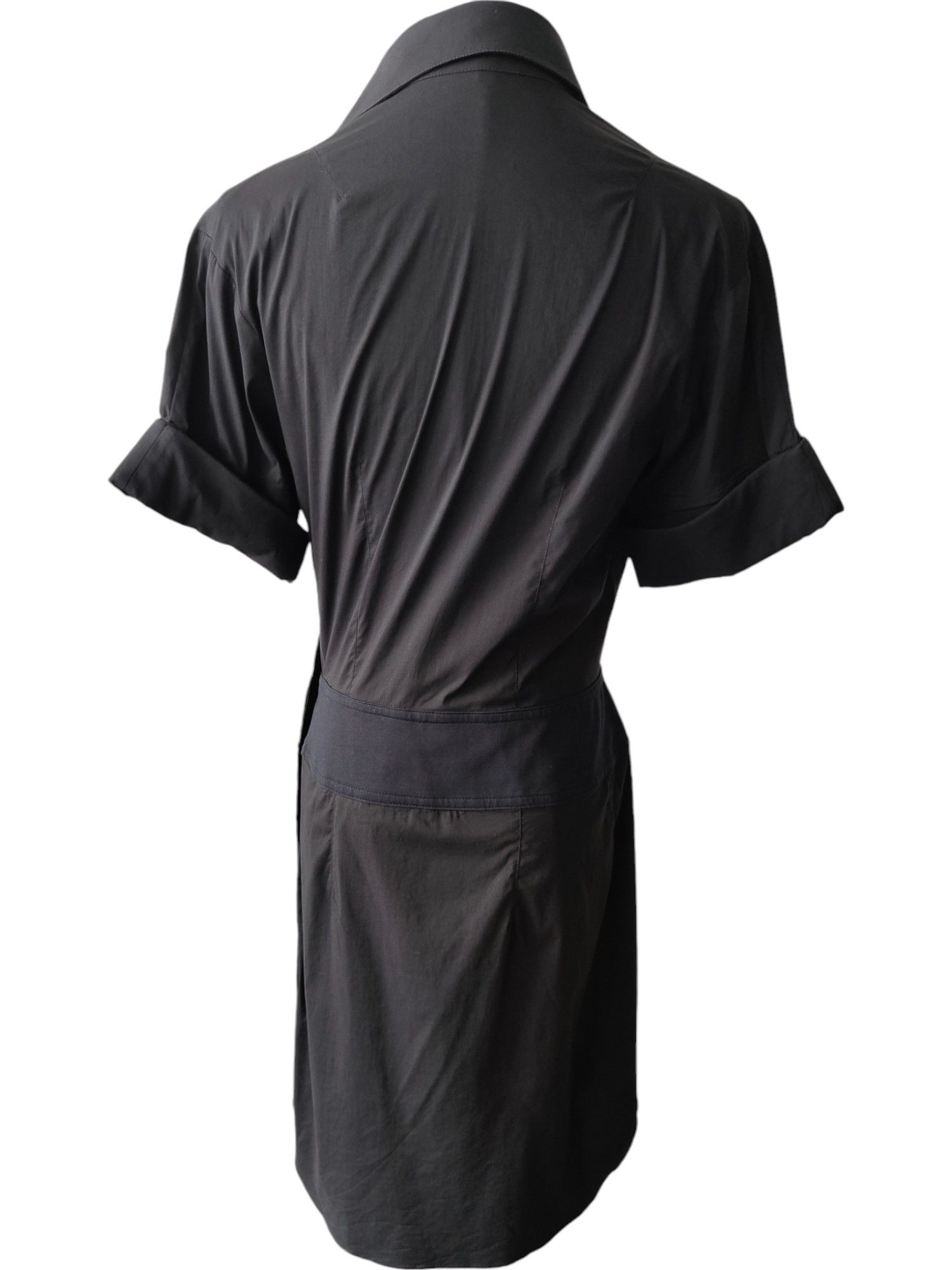 Helmut Lang Black Wrapped Dress Size S / US 4 / IT 40 - 2 Thumbnail