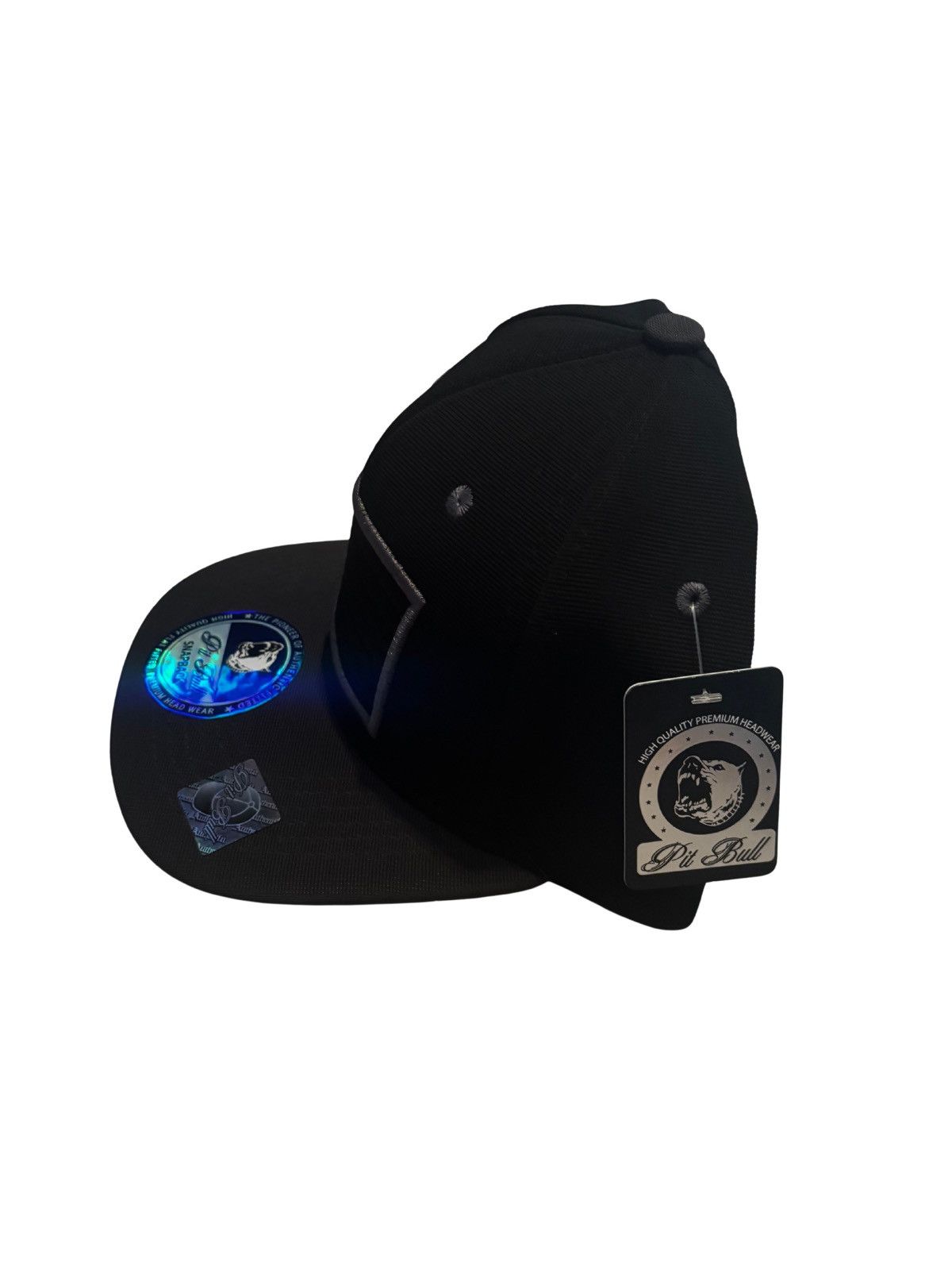 Other Black pit bull Cap.mh2602 Size ONE SIZE - 2 Thumbnail