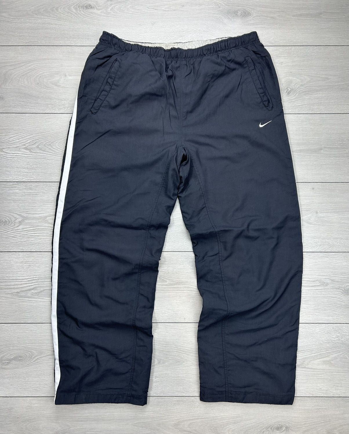 Nike × Vintage Nike Vintage Track Pant Grey Size XL Size US 36 / EU 52 - 2 Thumbnail
