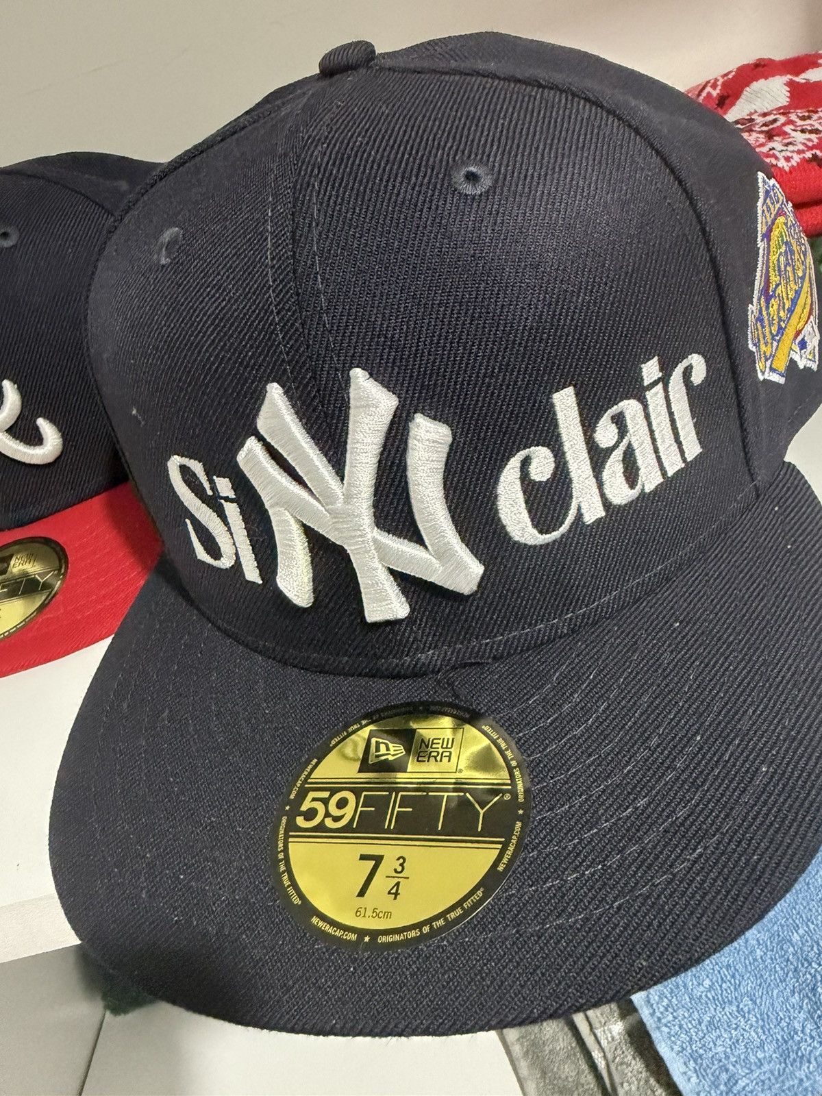 Sinclair Global Navy blue Sinclair Global fitted sz 7/3-4 Size ONE SIZE - 2 Thumbnail