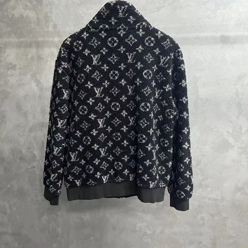 Louis Vuitton Louis Vuitton Black full-print jacquard polar fleece jacke Size US M / EU 48-50 / 2 - 5 Thumbnail