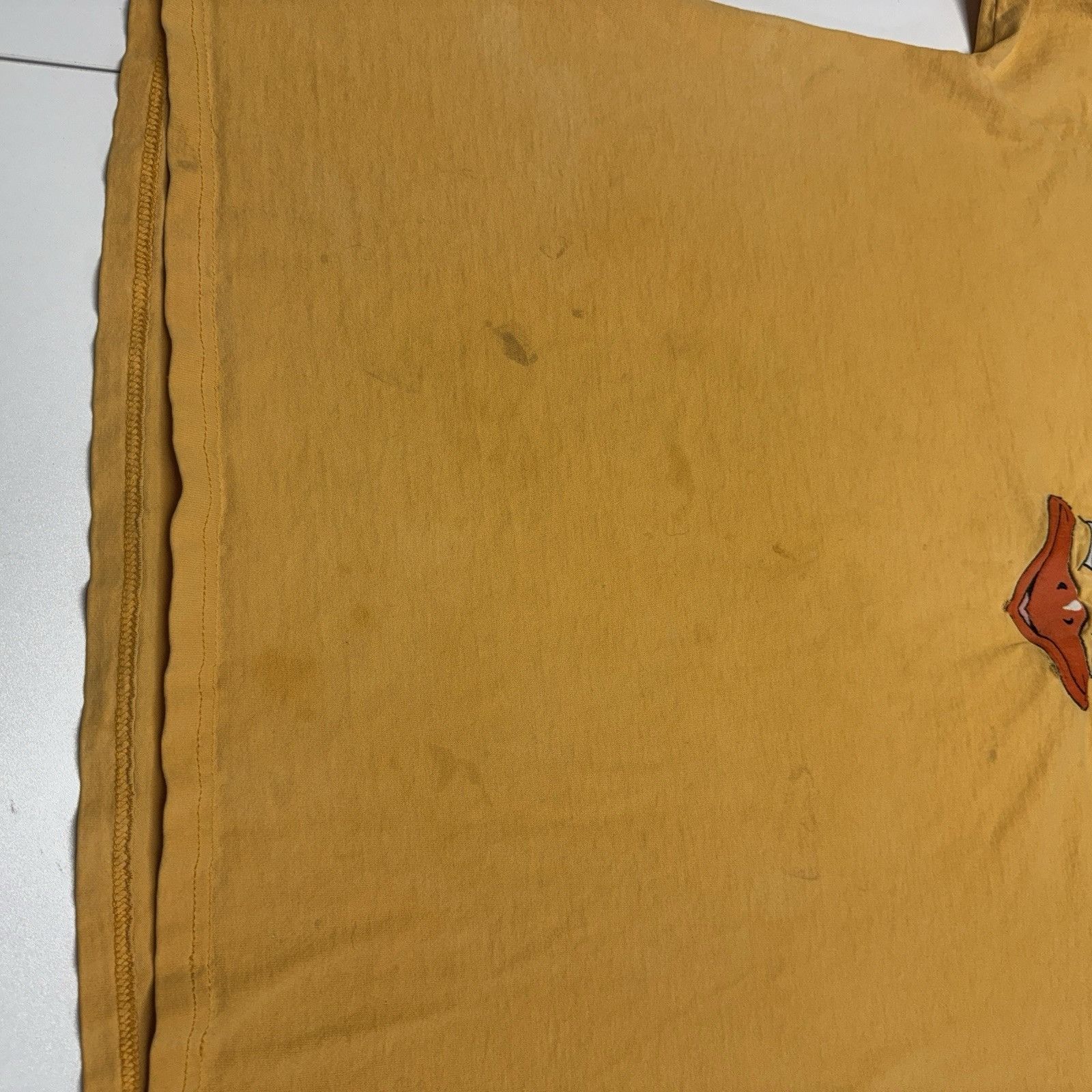 Vintage Vintage 90s Embroidered Duck T Shirt Mens XL Yellow Single S Size US XL / EU 56 / 4 - 6 Thumbnail