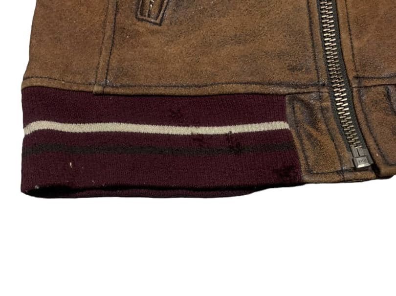 If Six Was Nine Vintage Double Collar Leather Jacket By Abahouse Size US M / EU 48-50 / 2 - 6 Thumbnail