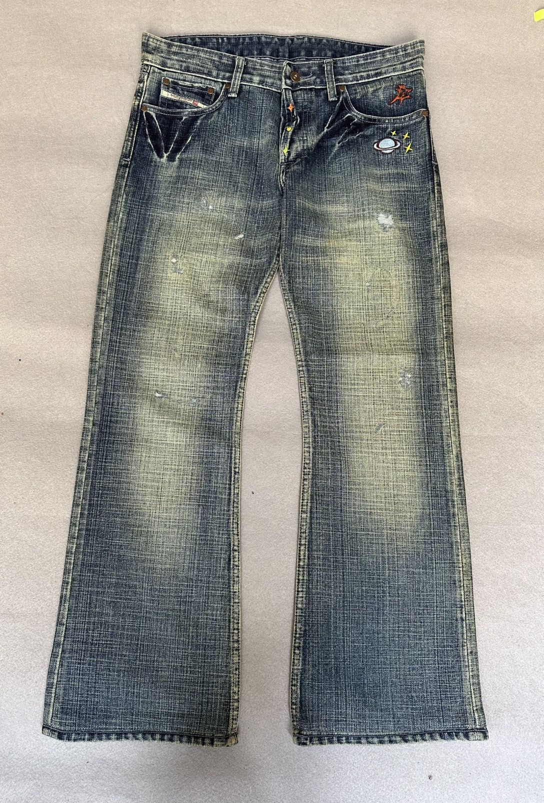 Diesel FLARE Diesel Space Research Center Astronomy Denim Size US 32 / EU 48 - 1 Thumbnail