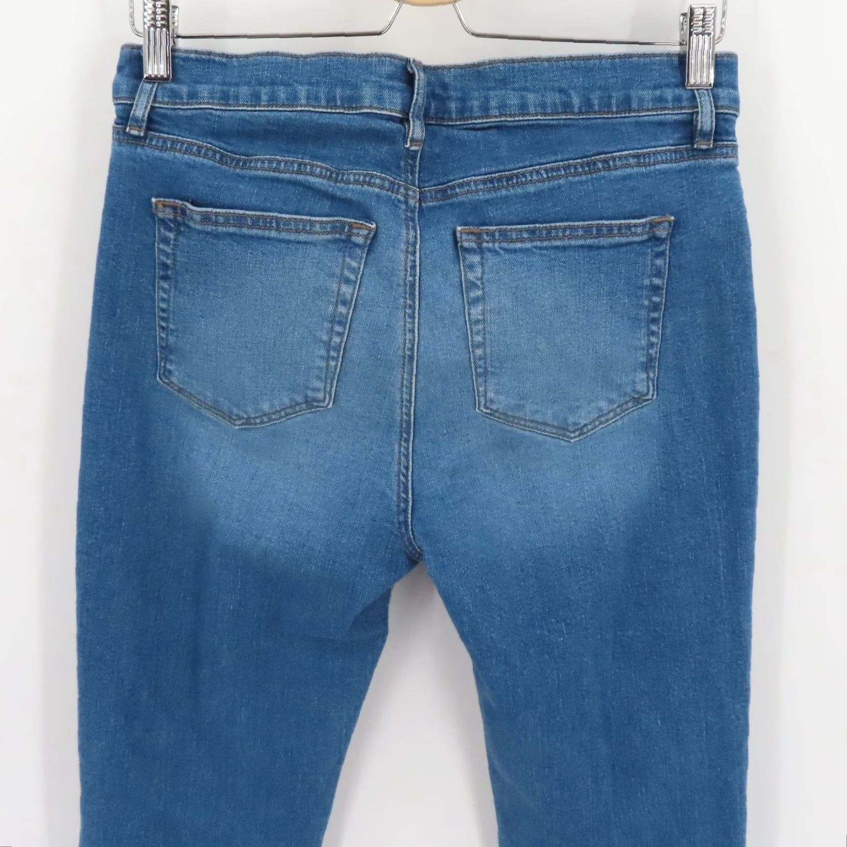 Loft LOFT Womens Jeans 4 Bootcut Denim Blue Cotton Blend 5-Pocket Regular Slim Fit Pockets Size 27" / US 4 / IT 40 - 4 Thumbnail