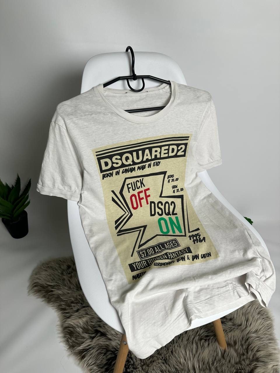 Designer × Dsquared2 Dsquared2 Your Hidden Fantasy Graphic Tee Size US M / EU 48-50 / 2 - 2 Thumbnail