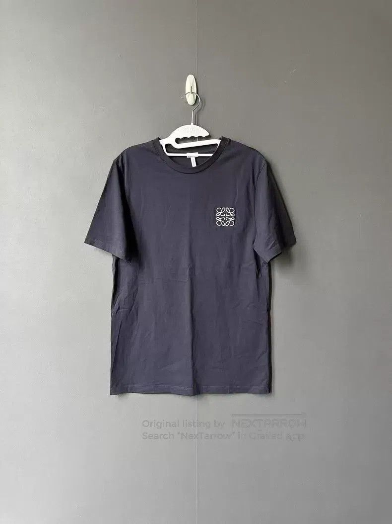 Loewe Loewe Dark Blue Embroidered Logo Short Sleeve Size S / US 4 / IT 40 - 1 Thumbnail