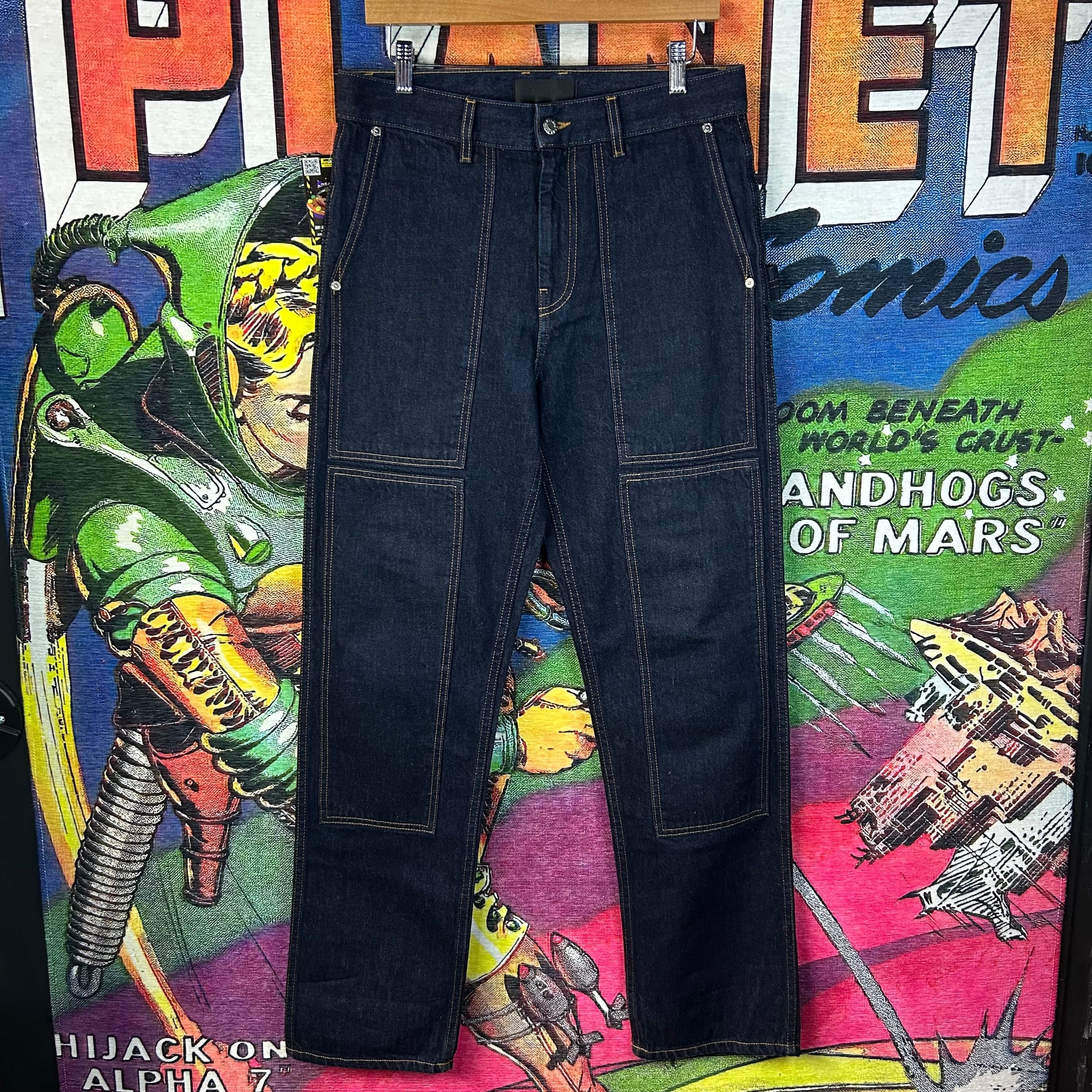 Helmut Lang Helmut Lang Men’s Carpenter Jeans Indigo Size 29” Size US 29 - 1 Thumbnail