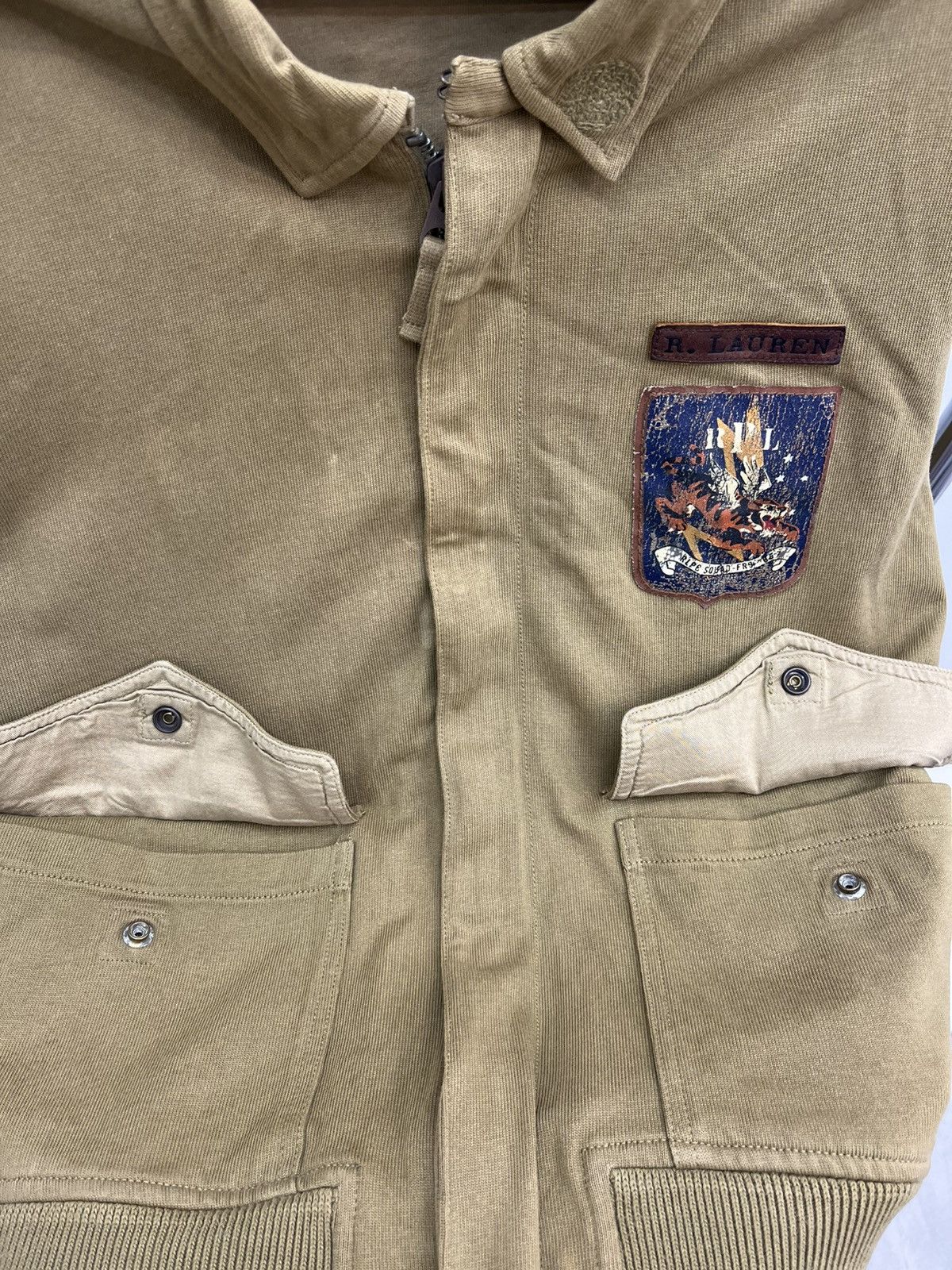 Polo Ralph Lauren Vintage Polo Ralph Lauren Soaring Tigers Military Jacket Size US M / EU 48-50 / 2 - 7 Thumbnail