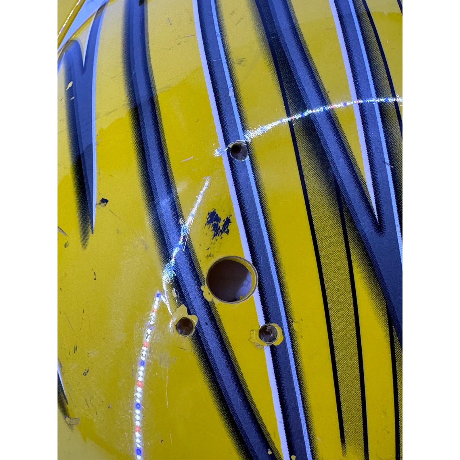 & Other Stories Vintage GMAX 26X Shell M2000 Yellow Silver Helmet Size M Size ONE SIZE - 7 Thumbnail