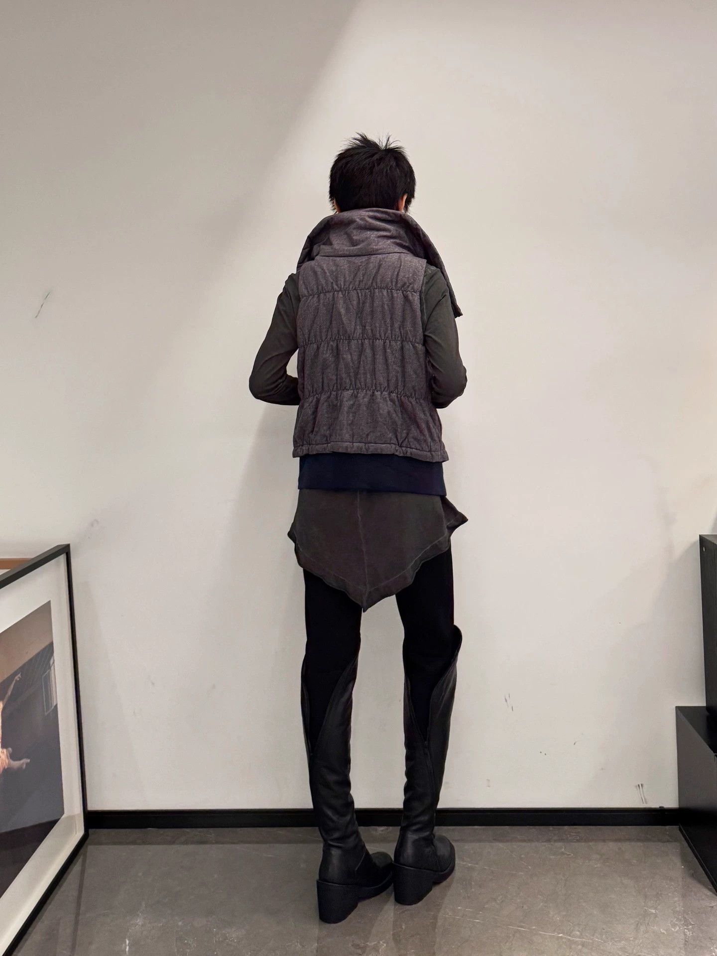 Vintage Japanese Brand Double Collar Double Zipper Padded Vest Size XS / US 0-2 / IT 36-38 - 8 Thumbnail