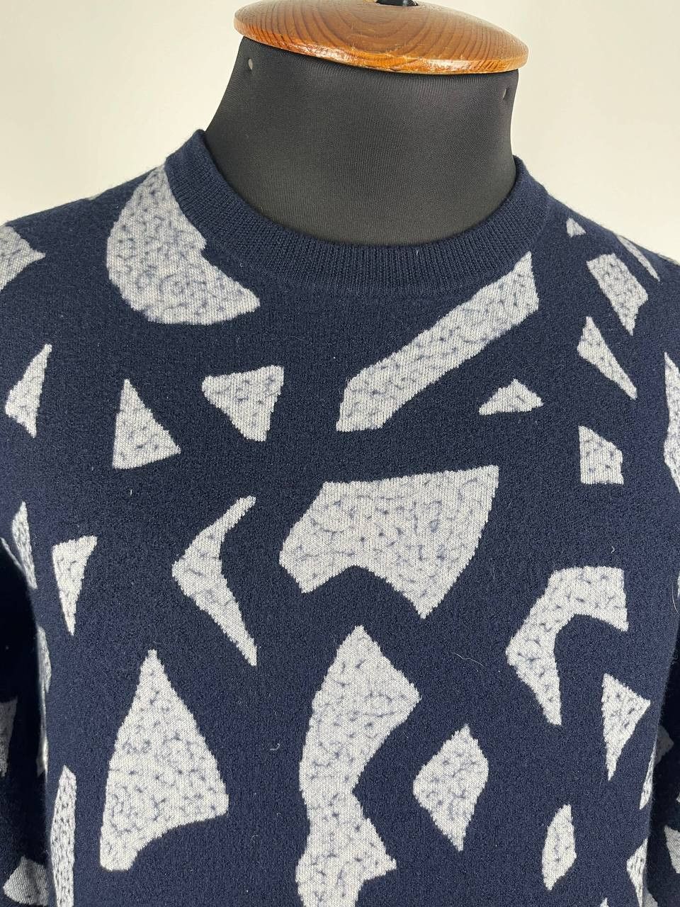 Burberry Burberry Brit Men Wool Printed Sweater Size M (0617) Size US M / EU 48-50 / 2 - 4 Thumbnail