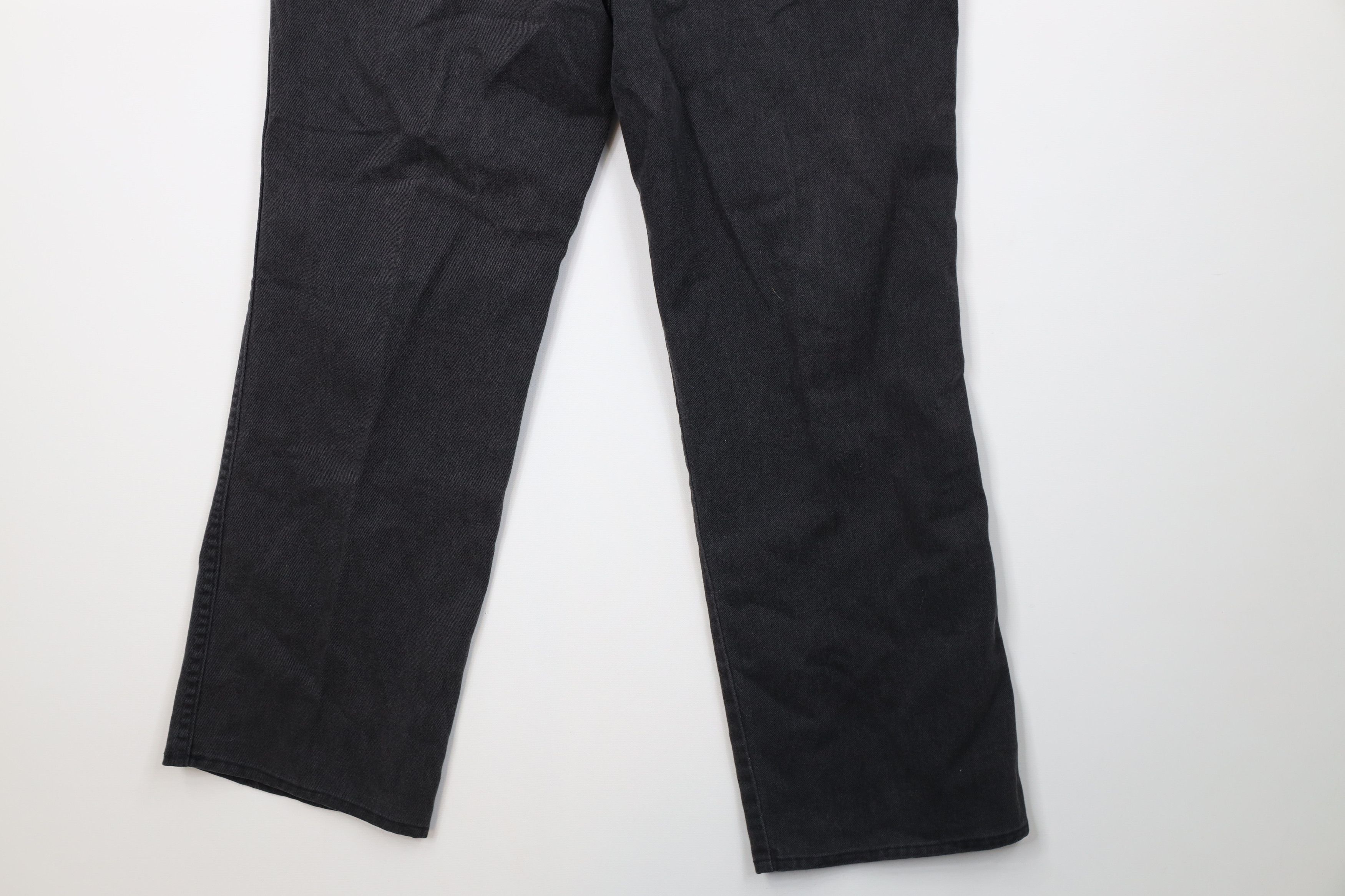 Vintage Vintage 70s Streetwear Wide Leg Denim Jeans Black USA Size US 34 / EU 50 - 11 Thumbnail