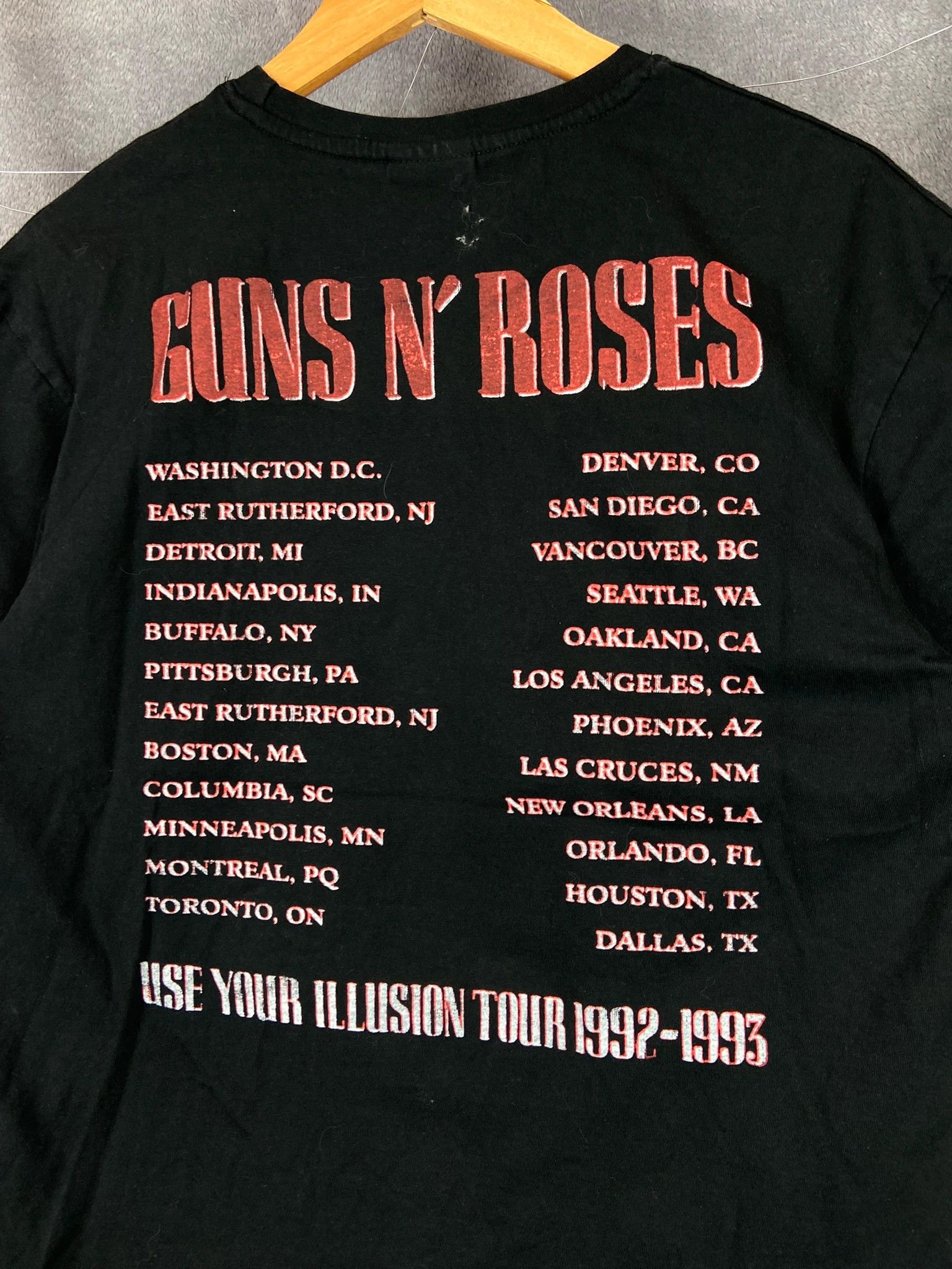 Guns N' Roses Guns N Roses band tee vintage 90s rock metal tour merch XS Size US M / EU 48-50 / 2 - 5 Thumbnail