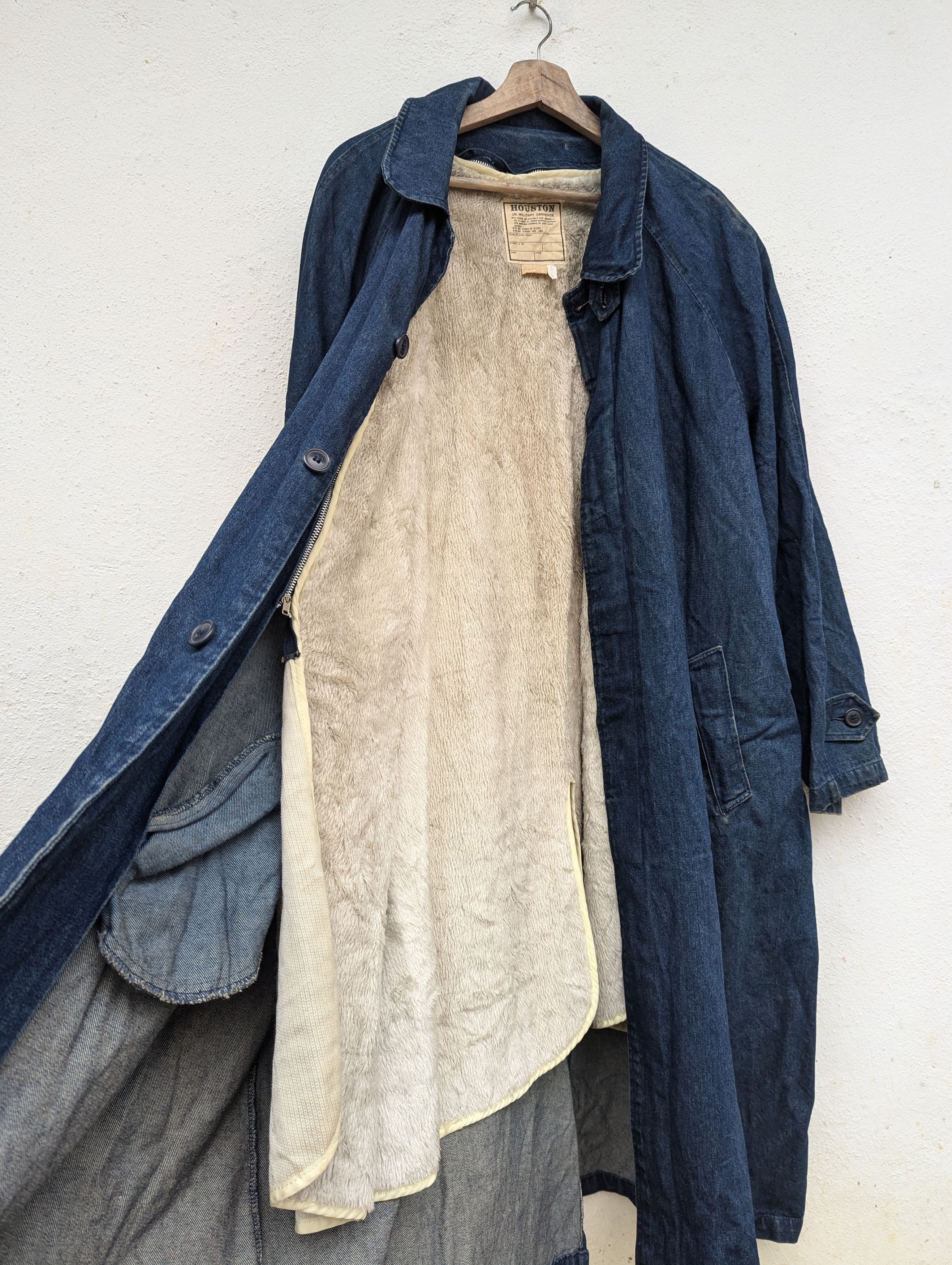 Vintage HOUSTON US MILITARY GARMENT DENIM PARKA Size US L / EU 52-54 / 3 - 7 Thumbnail