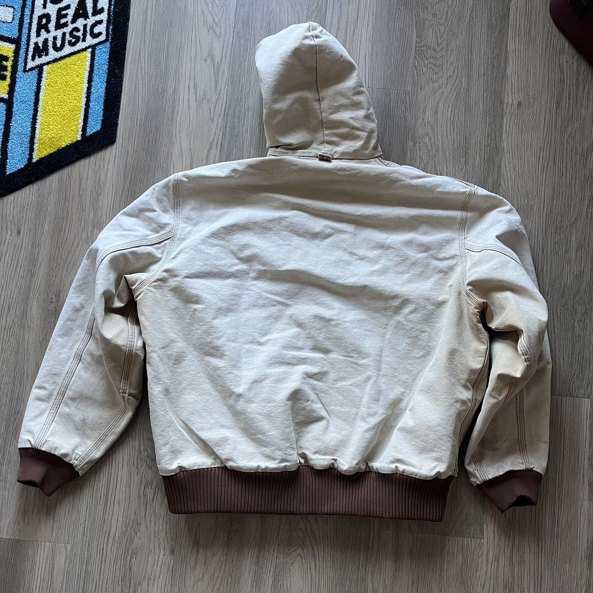 Carhartt × Vintage Crazy Vintage Faded Tan Brown Carhartt Jacket Large Size US L / EU 52-54 / 3 - 2 Thumbnail