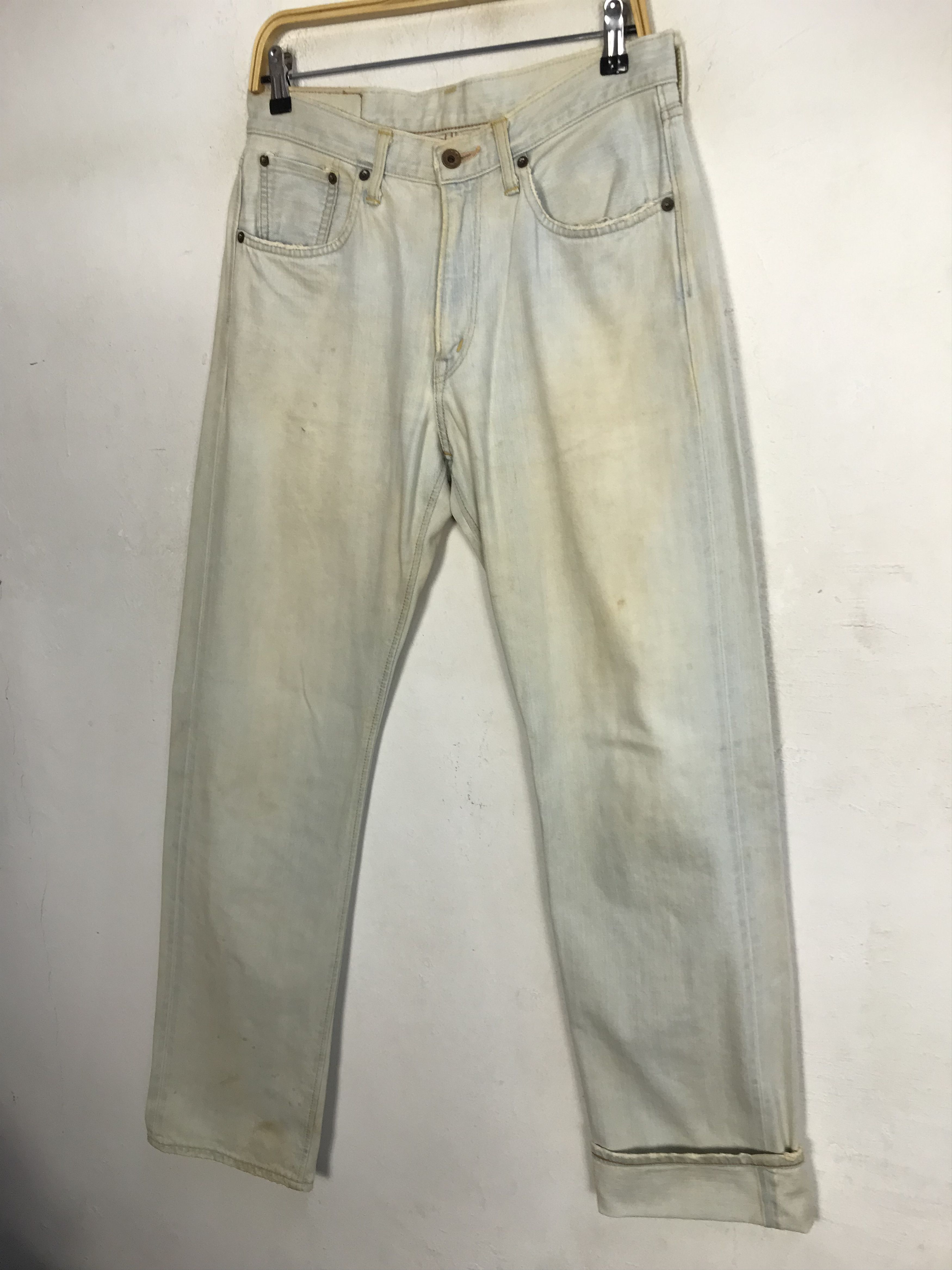 Edwin × Japanese Brand Vintage Edwin 505zx Selvedge Workwear Denim Style Size US 31 - 4 Thumbnail