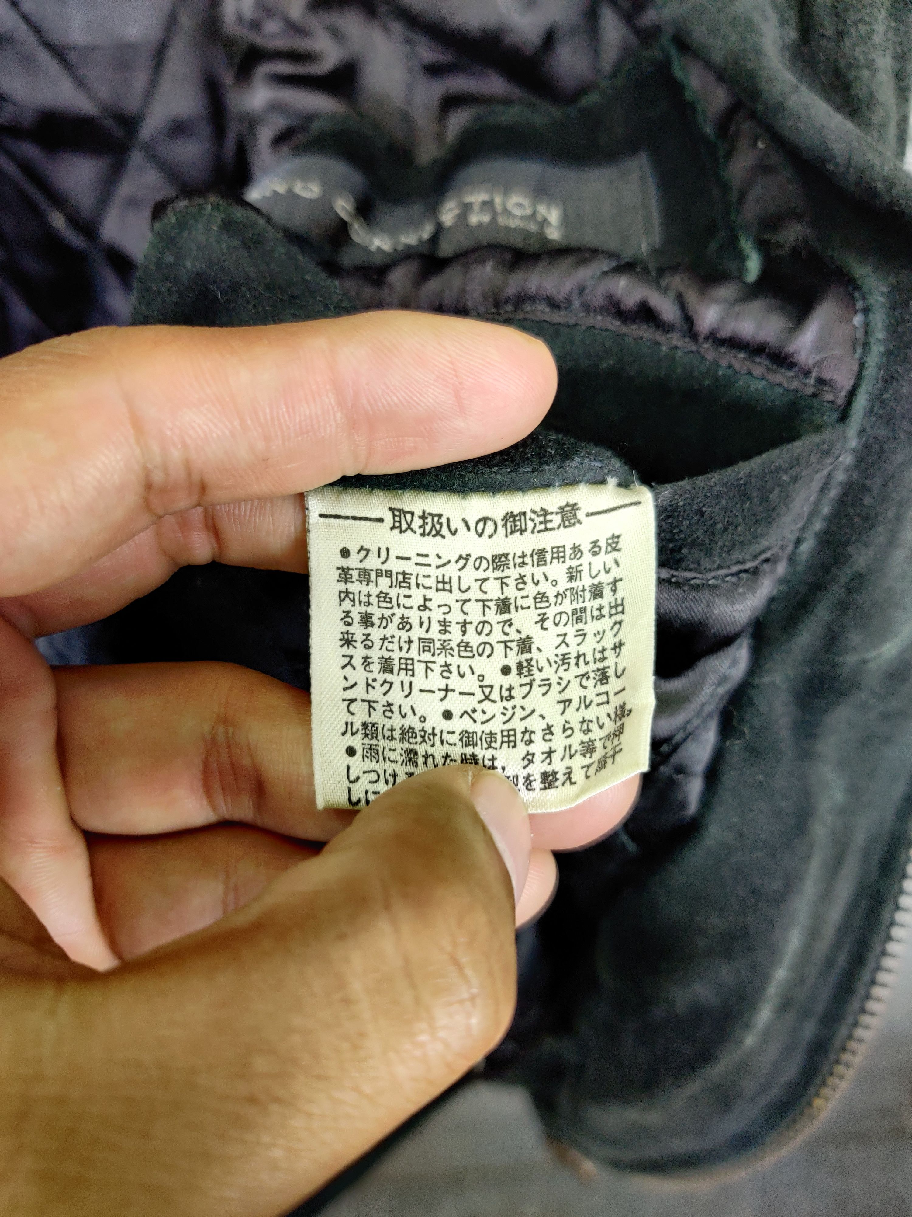 Japanese Brand Vintage Milano Connection Leather Bomber Jacket Size US M / EU 48-50 / 2 - 15 Thumbnail