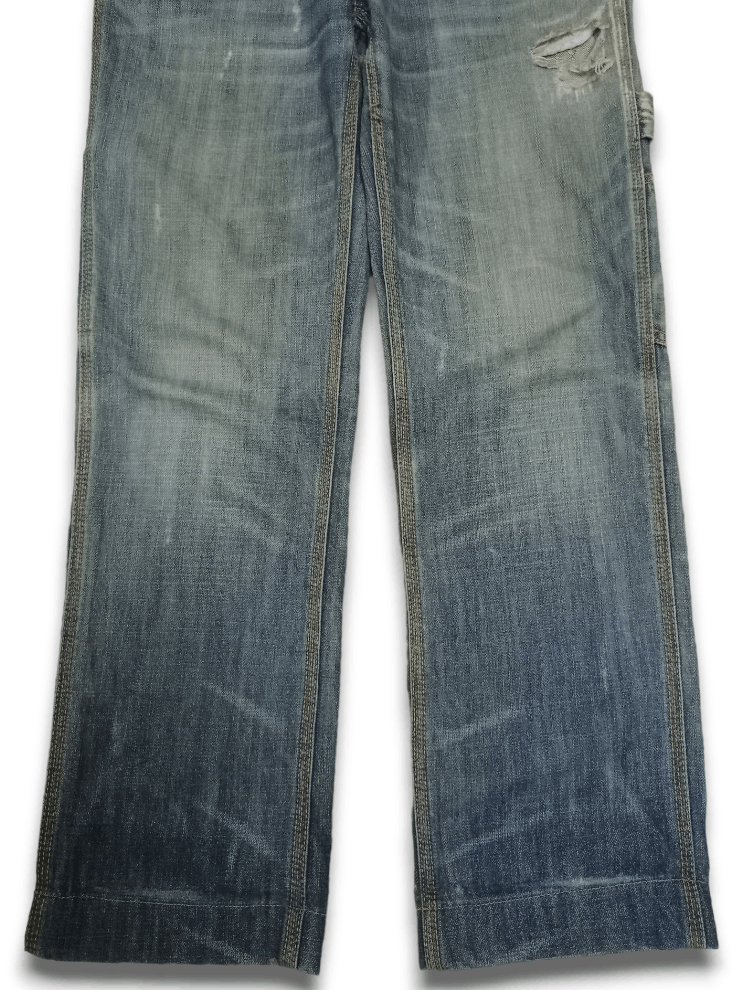 Japanese Brand Vintage Japanese Brand Buckle Back Loose Carpenter Pants Size US 30 / EU 46 - 9 Thumbnail