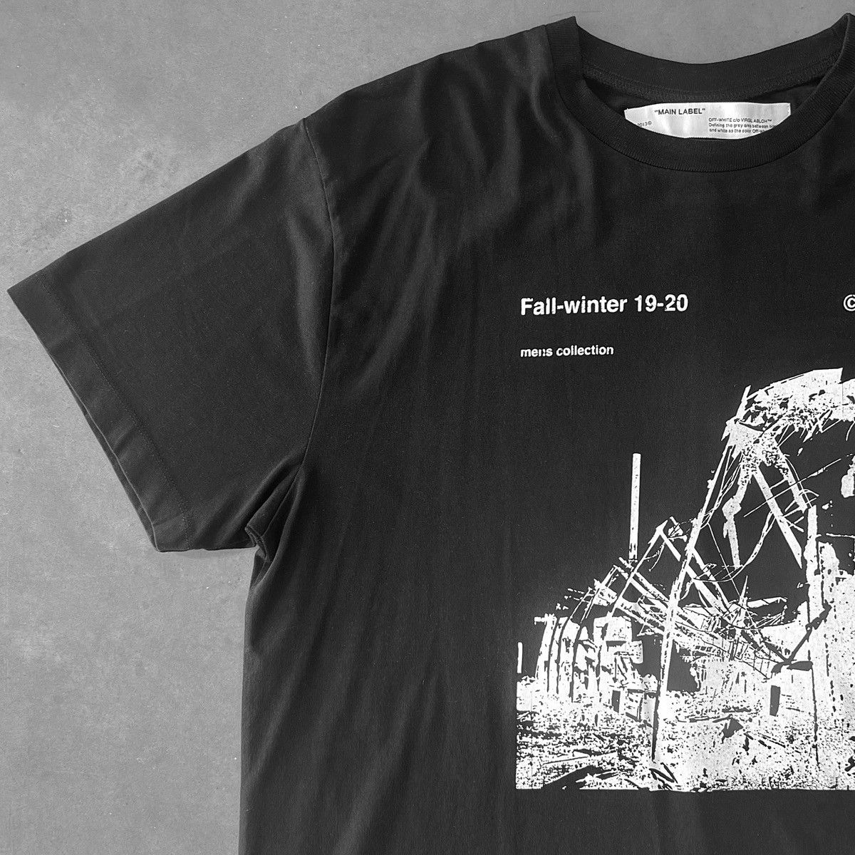 Off-White VIRGIL ABLOH OVERSIZED RUINED FACTORY SHIRT FW 2019 Size US XS / EU 42 / 0 - 6 Thumbnail