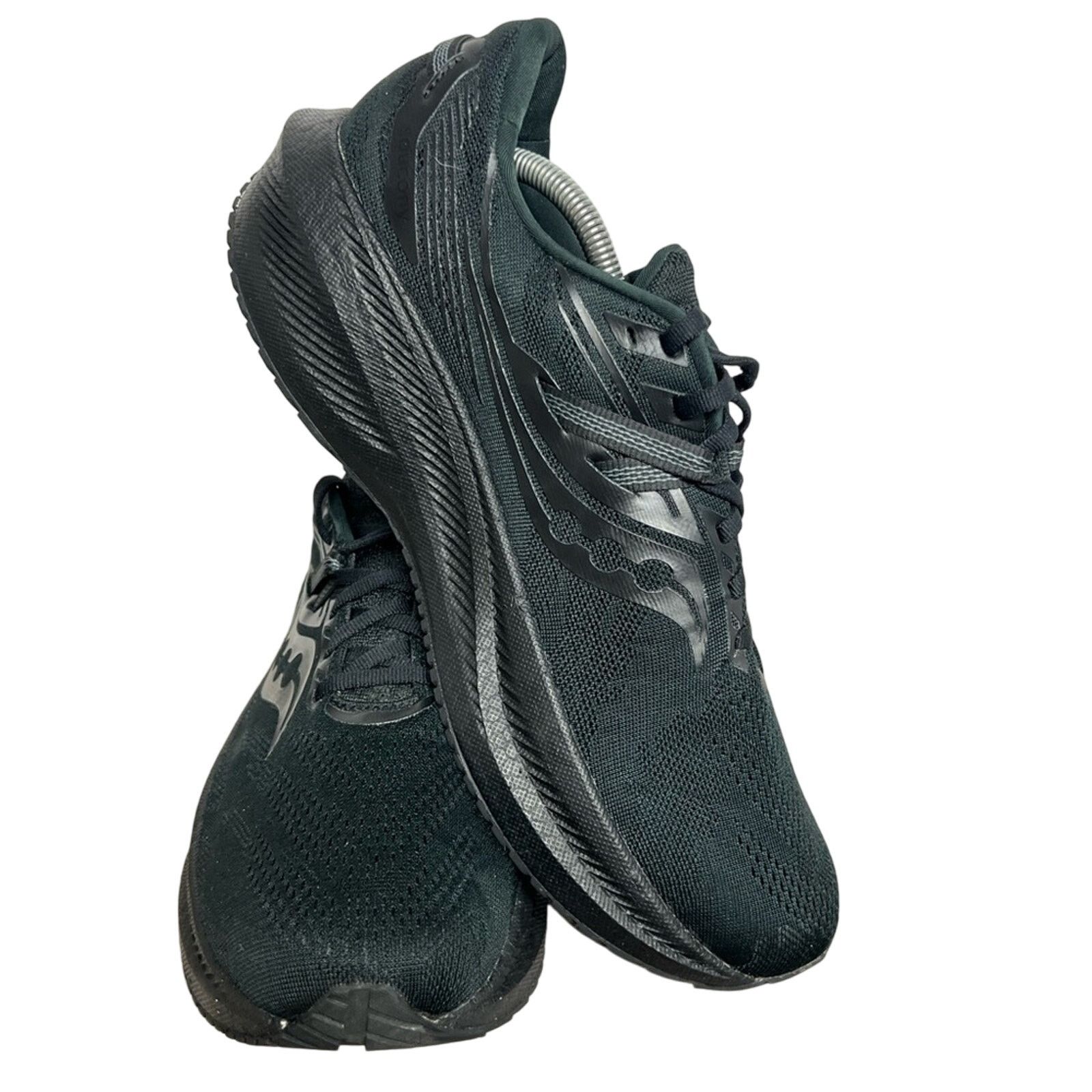 Saucony Saucony Mens Triumph 20 S20759-12 Black Running Shoes EUC Size US 12 / EU 45 - 2 Thumbnail