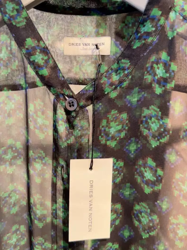Dries Van Noten Dries Van Noten Dries van noten Silk printed seam stone "h Size US M / EU 48-50 / 2 - 7 Thumbnail
