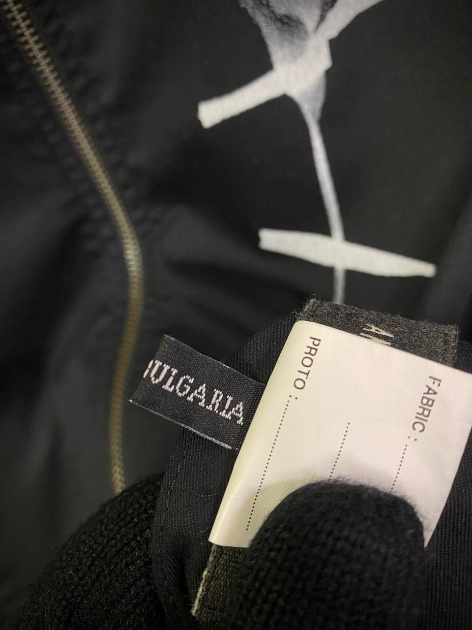 Ann Demeulemeester Sample stripped reversible bomber jacket S-M Size US M / EU 48-50 / 2 - 8 Thumbnail