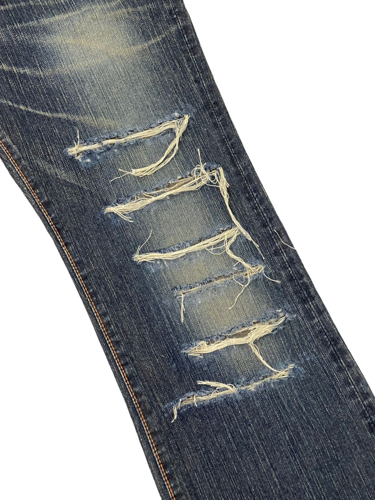 Edwin Flare Jeans Edwin Japan Faded Distress Boot Cut 8🟦3 Size US 32 / EU 48 - 7 Thumbnail