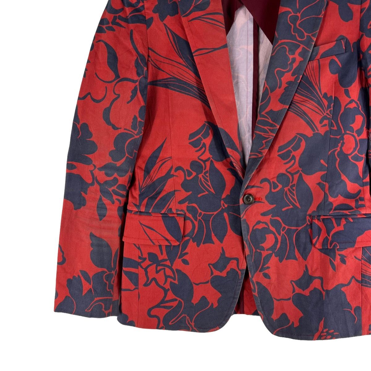 Hysteric Glamour 🔥VTG DOUBLE BREAST JACKET JAPAN MADE ROSE FULL PRINT Size US M / EU 48-50 / 2 - 3 Thumbnail