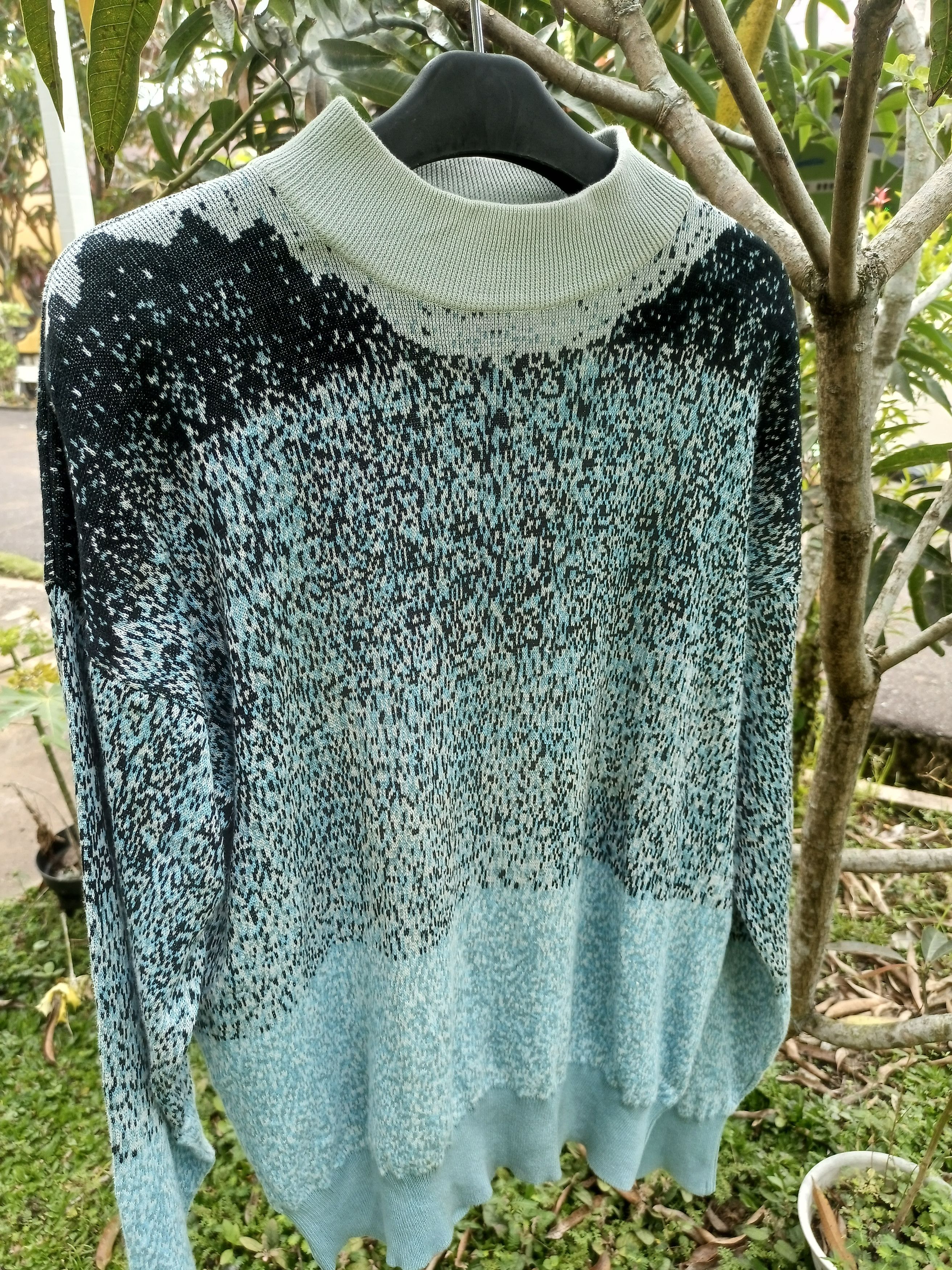 Designer × Kenzo KENZO PARIS Mix Color Knit Sweater Jumper Neck Size US L / EU 52-54 / 3 - 13 Thumbnail