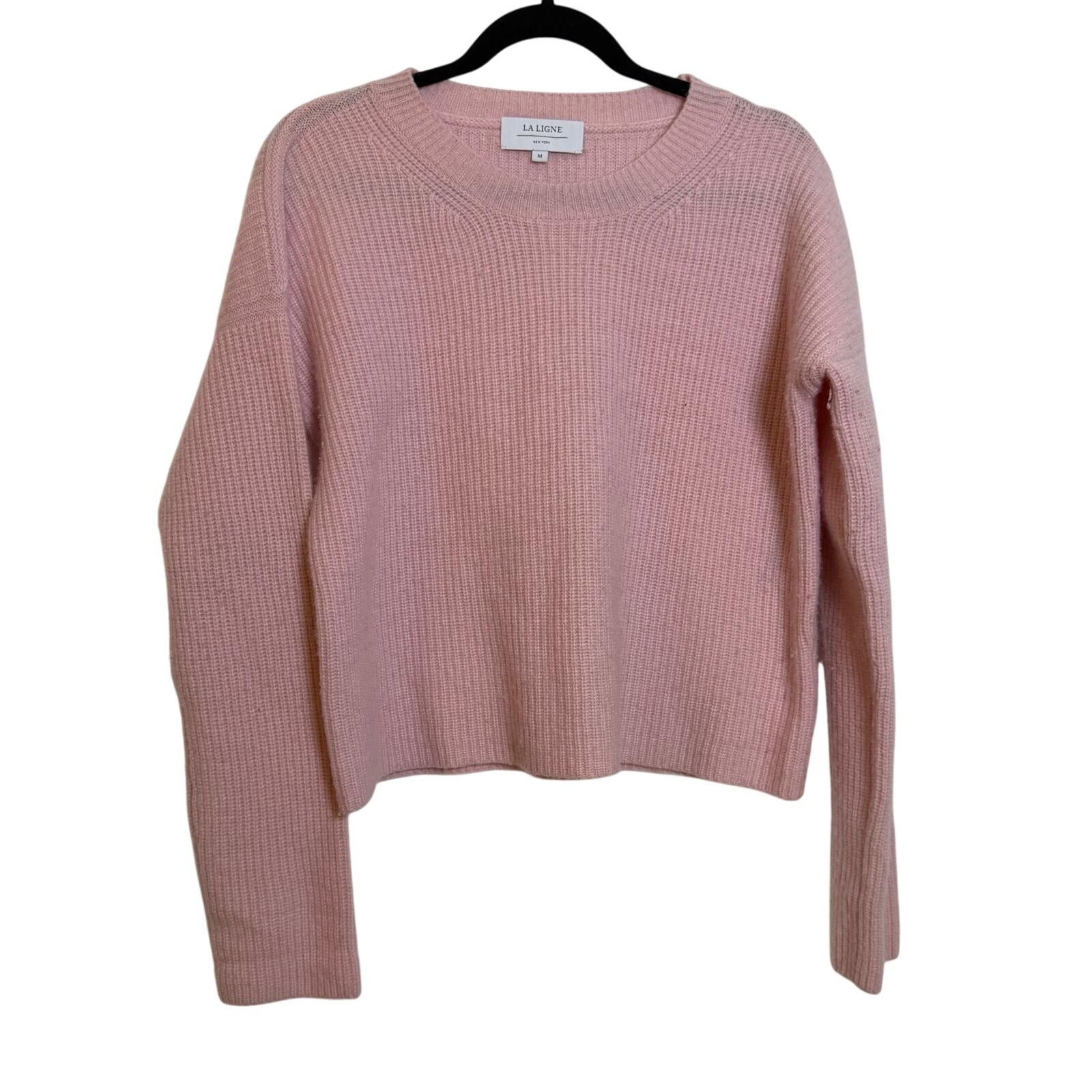 La Ligne La Ligne Brushed Cashmere Pink Sweater Size M / US 6-8 / IT 42-44 - 1 Thumbnail