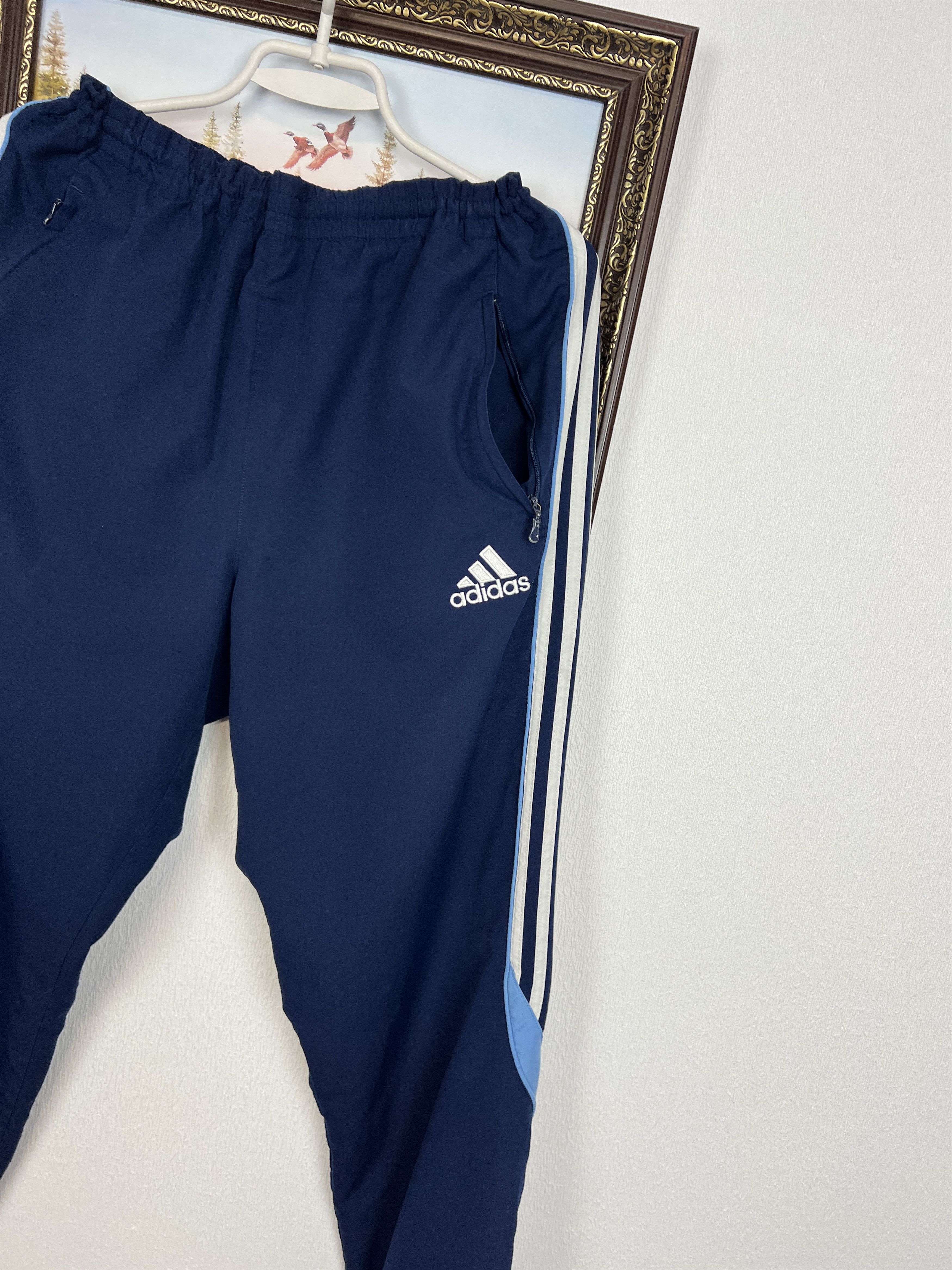 Adidas Vintage Adidas Real Madrid Football Pants Sweatpants M Size US 32 / EU 48 - 2 Thumbnail