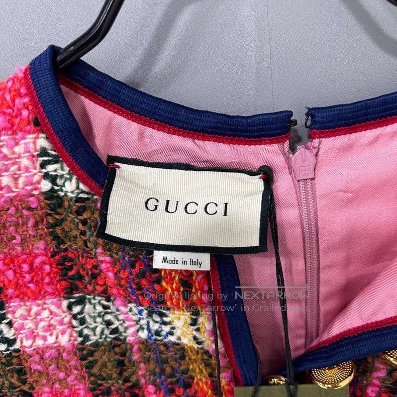 Gucci Gucci Plaid tweed dress Size XS / US 0-2 / IT 36-38 - 5 Thumbnail