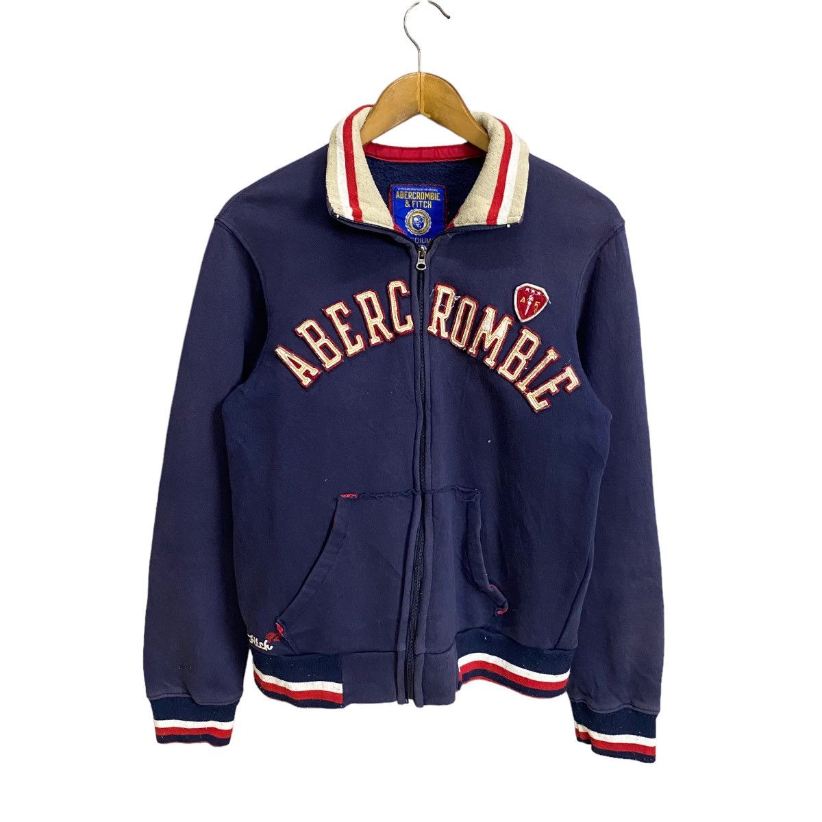 Abercrombie & Fitch ABERCROMBIE & FITCH X ZIPPER JACKET Size US M / EU 48-50 / 2 - 1 Thumbnail