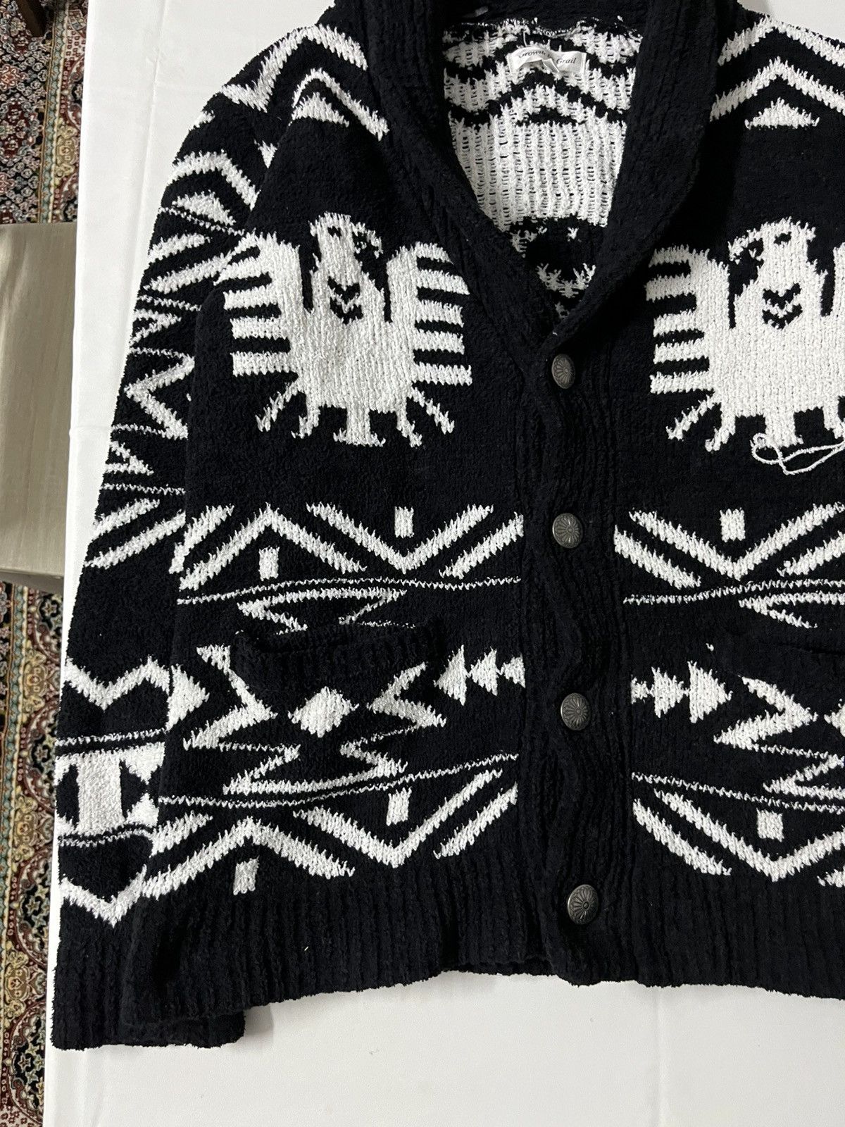 Japanese Brand 💥RARE💥Navajo Chimaiyo Tribal Knitwear KAPITAL INSPIRED Size US L / EU 52-54 / 3 - 2 Thumbnail