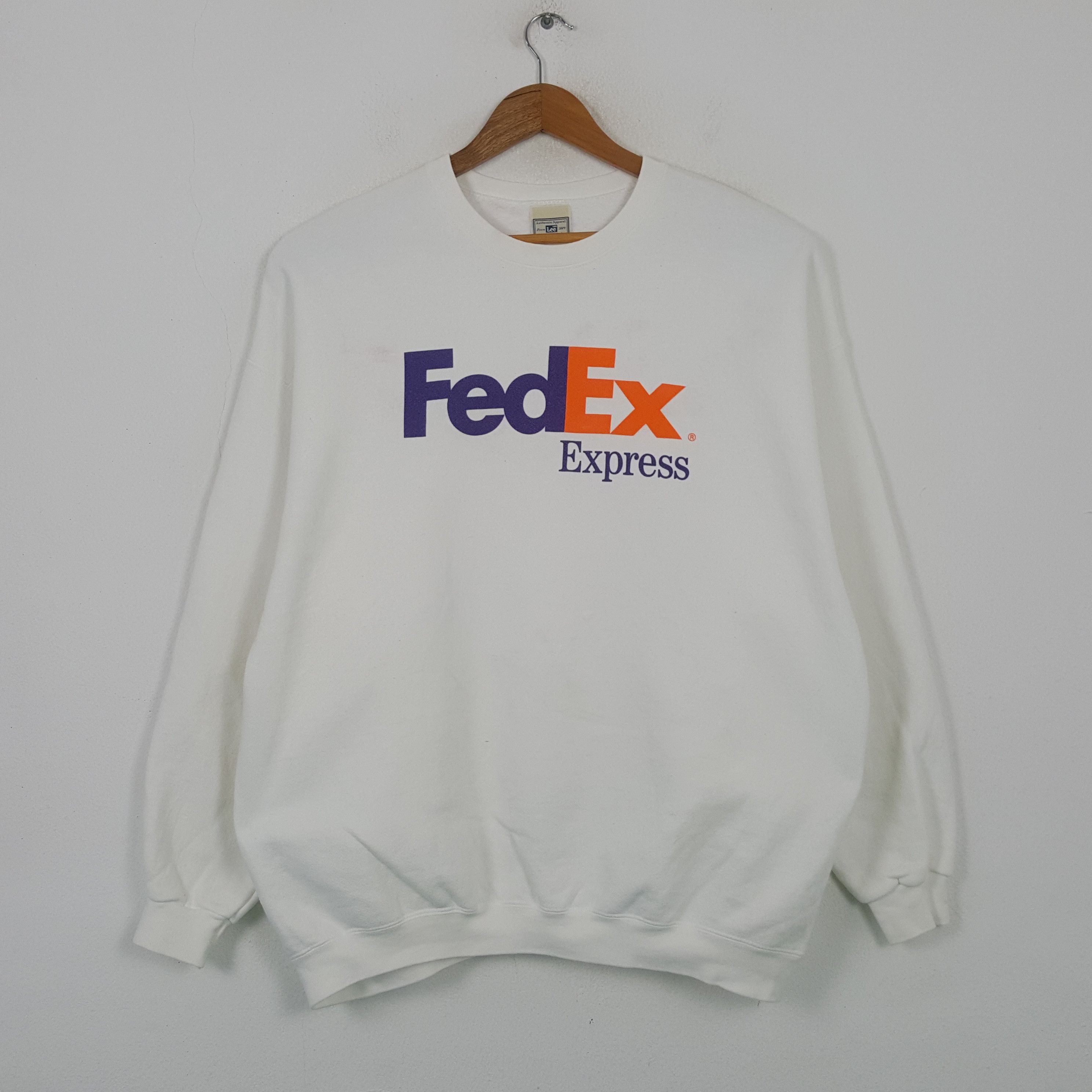 Lee Vintage Lee x Fedex Express Promo Sweatshirt 33 Size US XL / EU 56 / 4 - 1 Thumbnail