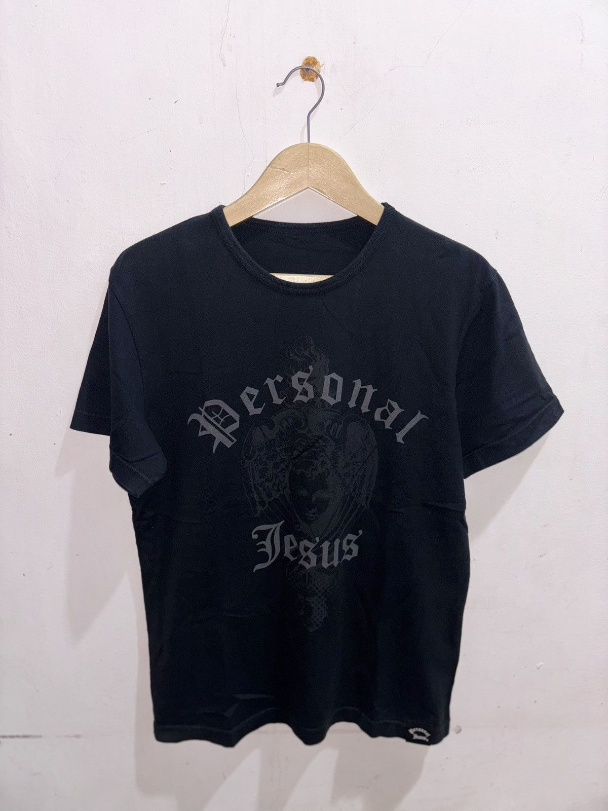 Band Tees Vintage “Personal Jesus” Black T-Shirt — rare gothic print Size US L / EU 52-54 / 3 - 1 Thumbnail