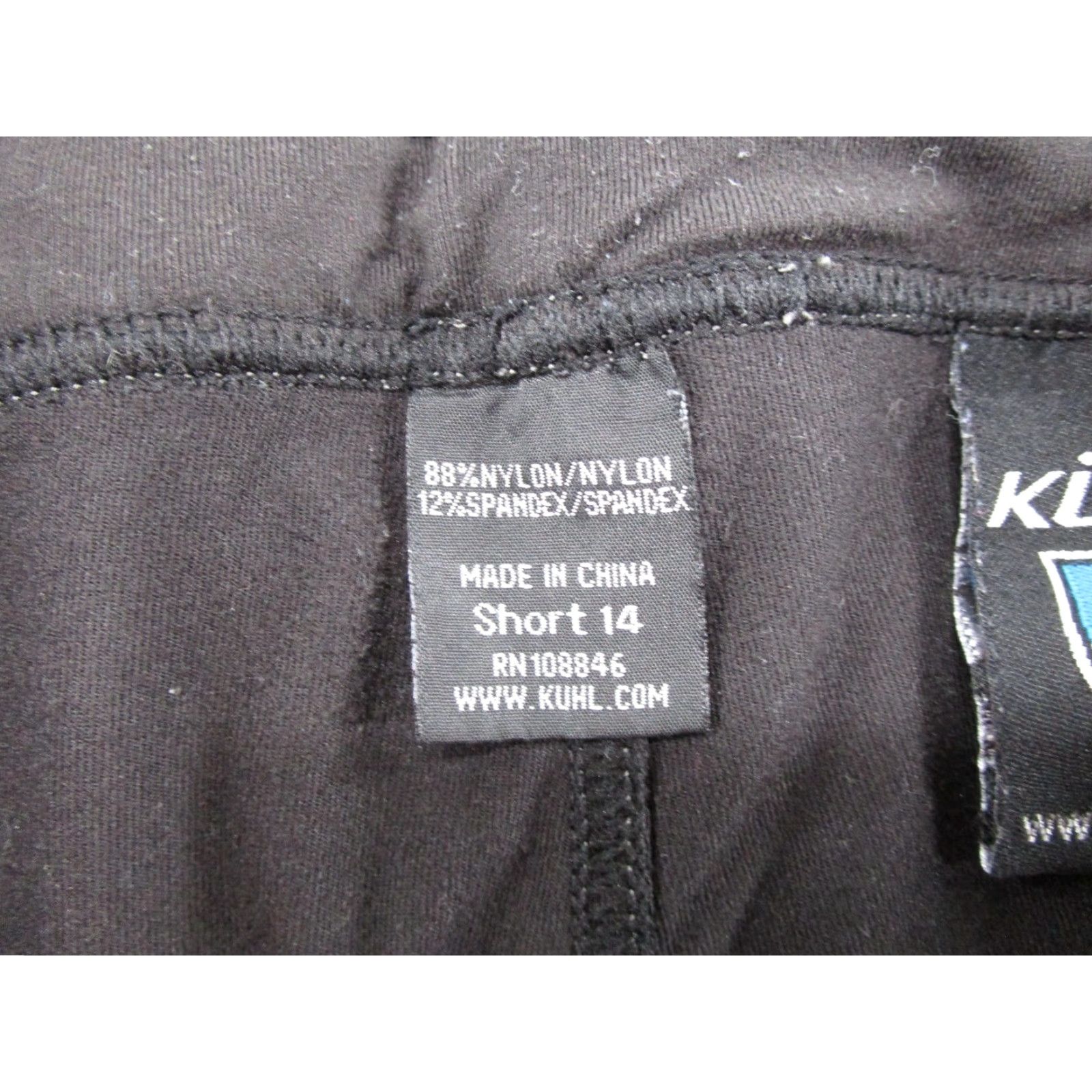 Vintage Kuhl Women’s Wide Leg Nylon Blend Lounge Sweatpants Pants Size 14 Short Black Straight 14 Womens Size 36" / US 14 / IT 50 - 3 Thumbnail