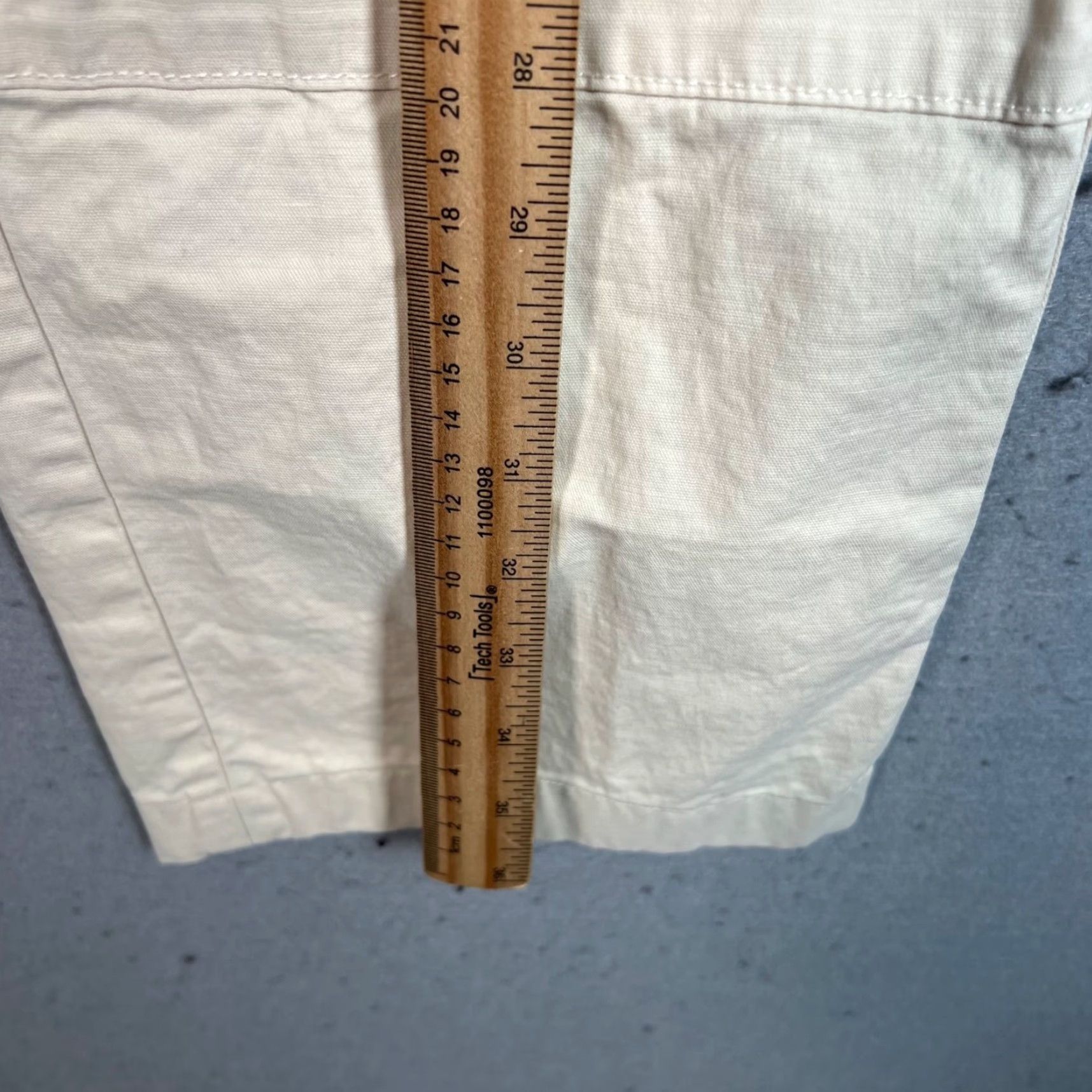 Uniqlo VINTAGE Uniqlo Mens Size Small 27-30 Hemmed Beige Cargo Straight Leg Pants Size US 29 - 5 Thumbnail
