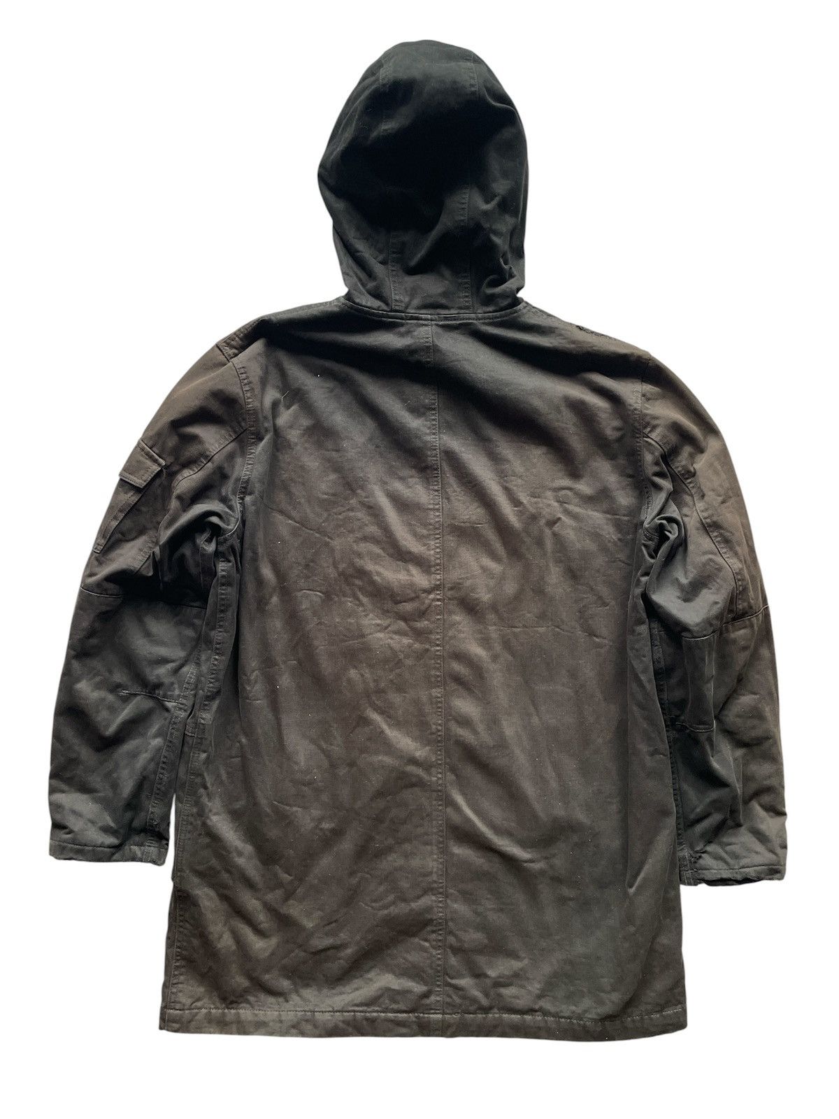 Burberry Burberry Blue Label Distressed Parka Fur Outer Hoodie Size US L / EU 52-54 / 3 - 2 Thumbnail