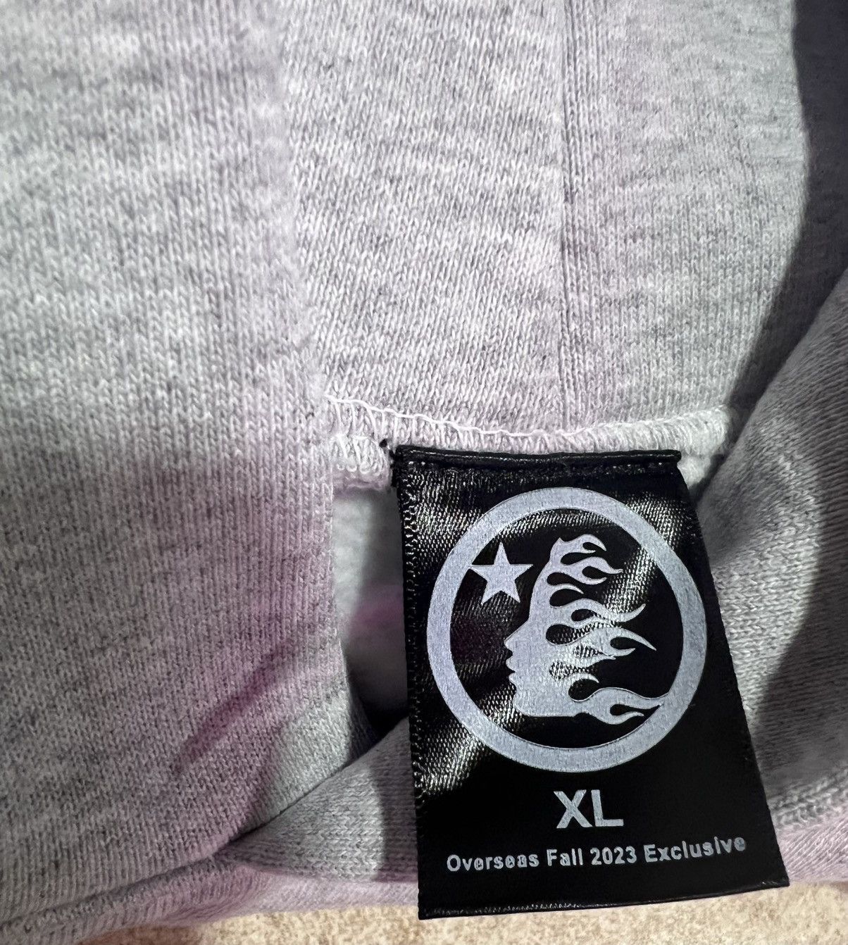 HELLSTAR Grey hellstar hoodie overseas exclusive Size US XL / EU 56 / 4 - 5 Thumbnail