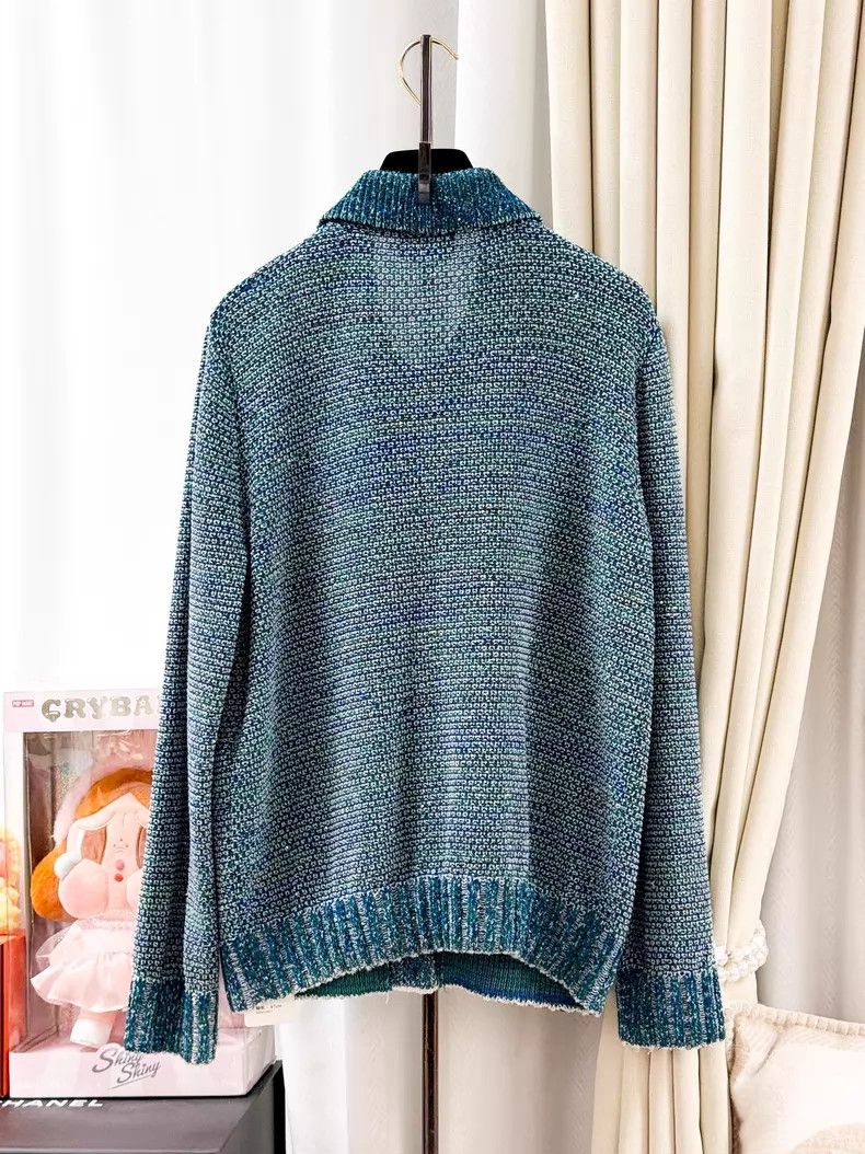Chanel Chanel Color-matched sequin four-pocket long-sleeved knitt Size XS / US 0-2 / IT 36-38 - 3 Thumbnail